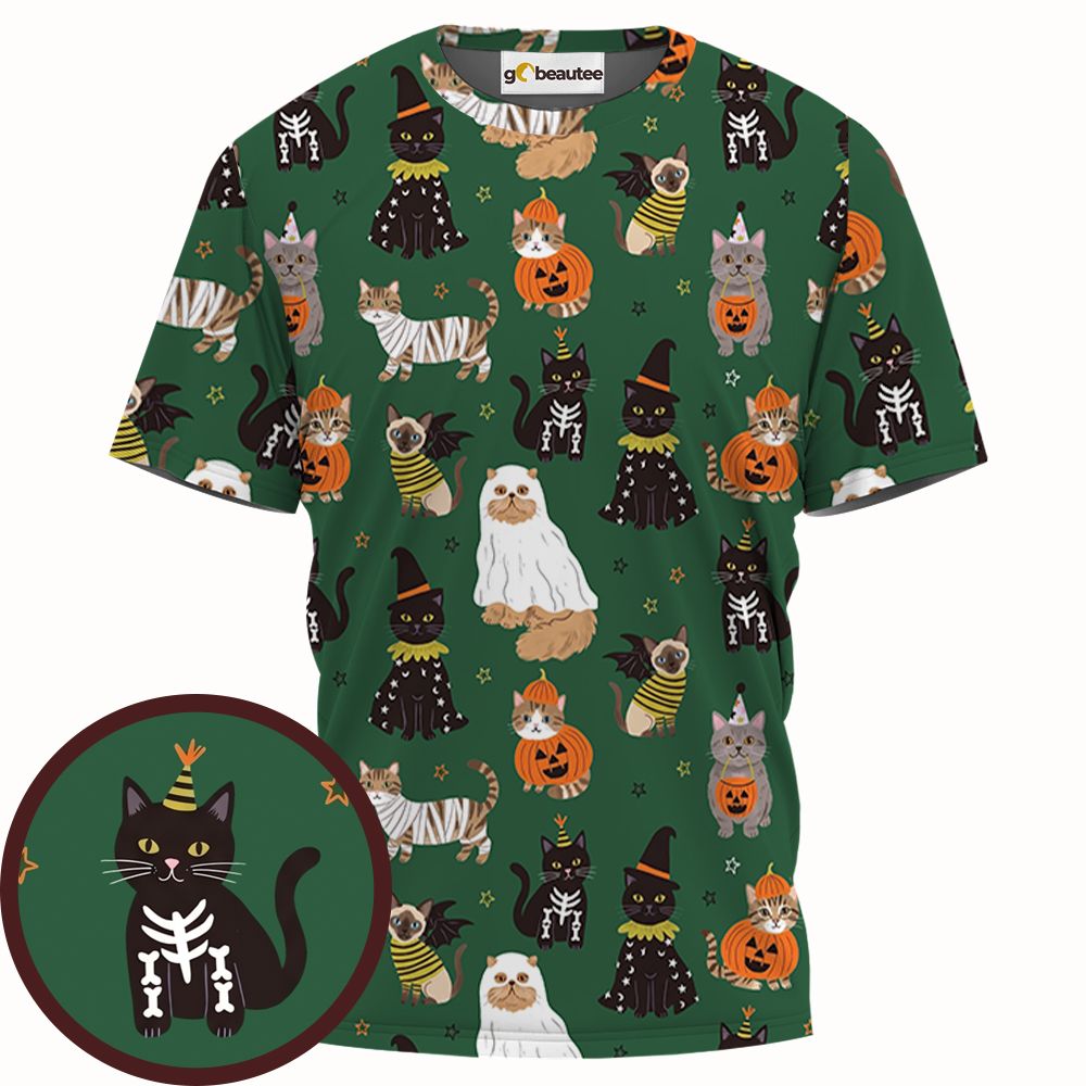 Spooky Cute Halloween Cats &amp; Ghosts -  - 1