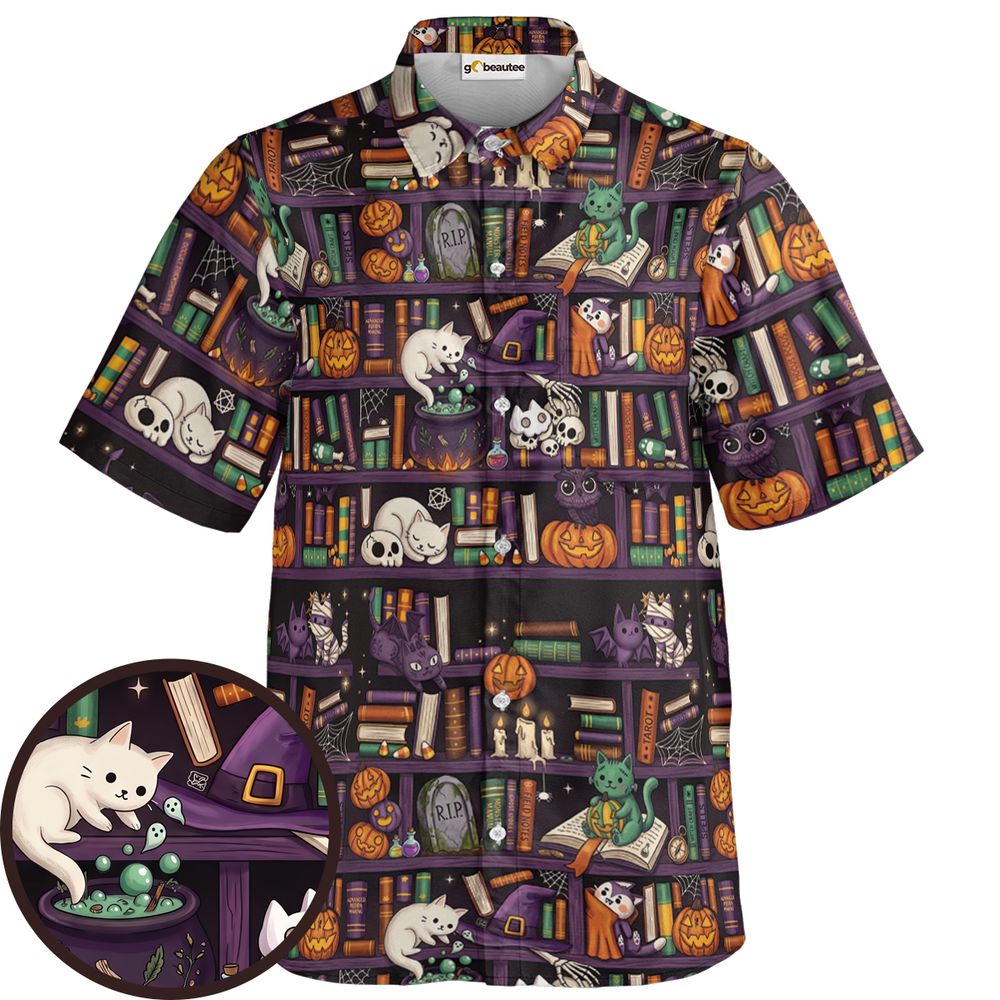 Witchy Cat Library -  - 1
