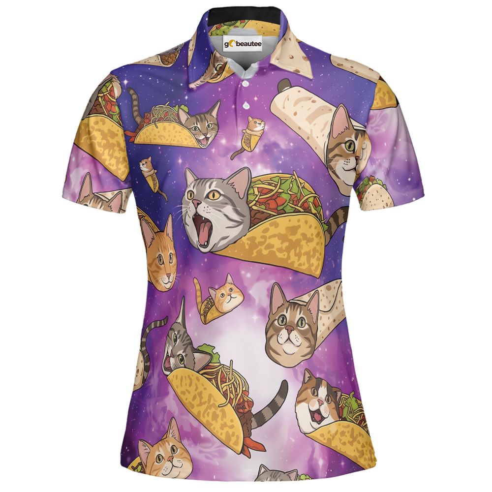 Cattaco Full Print Polo Shirt - Women - 2