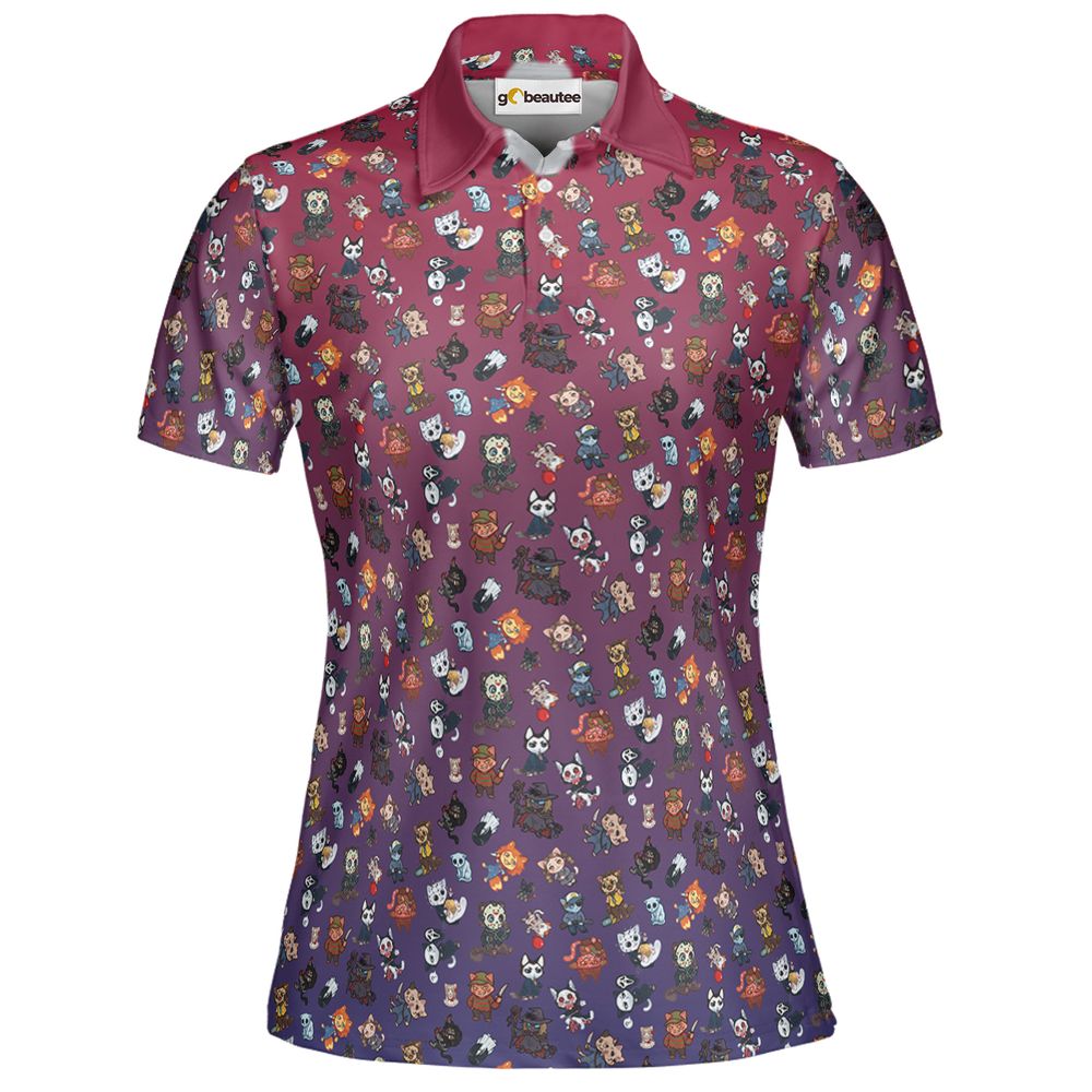Witchy Skulls & Pumpkins Purple - Women - 2