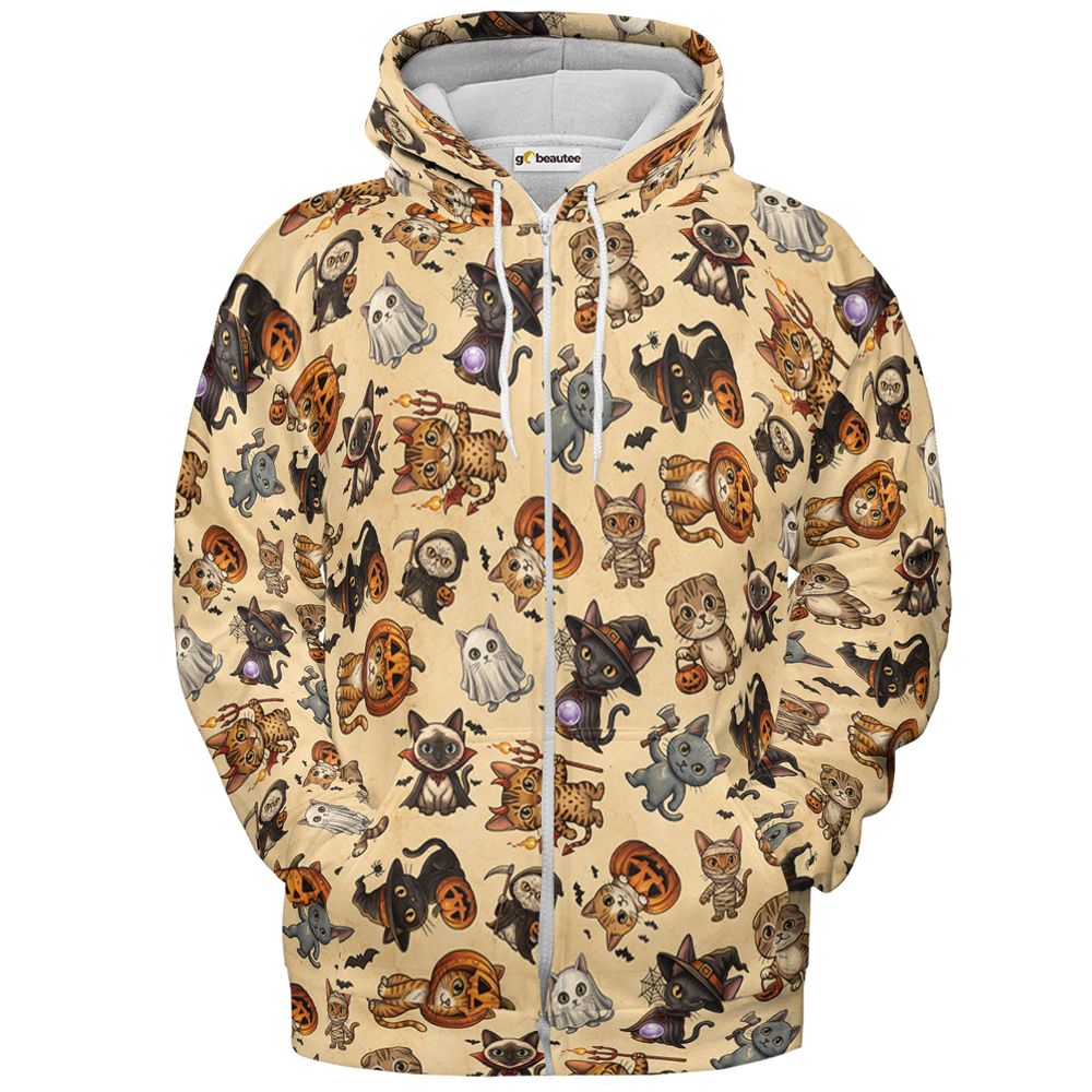 Halloween Kitty Character Collection - Zip Hoodie - 2