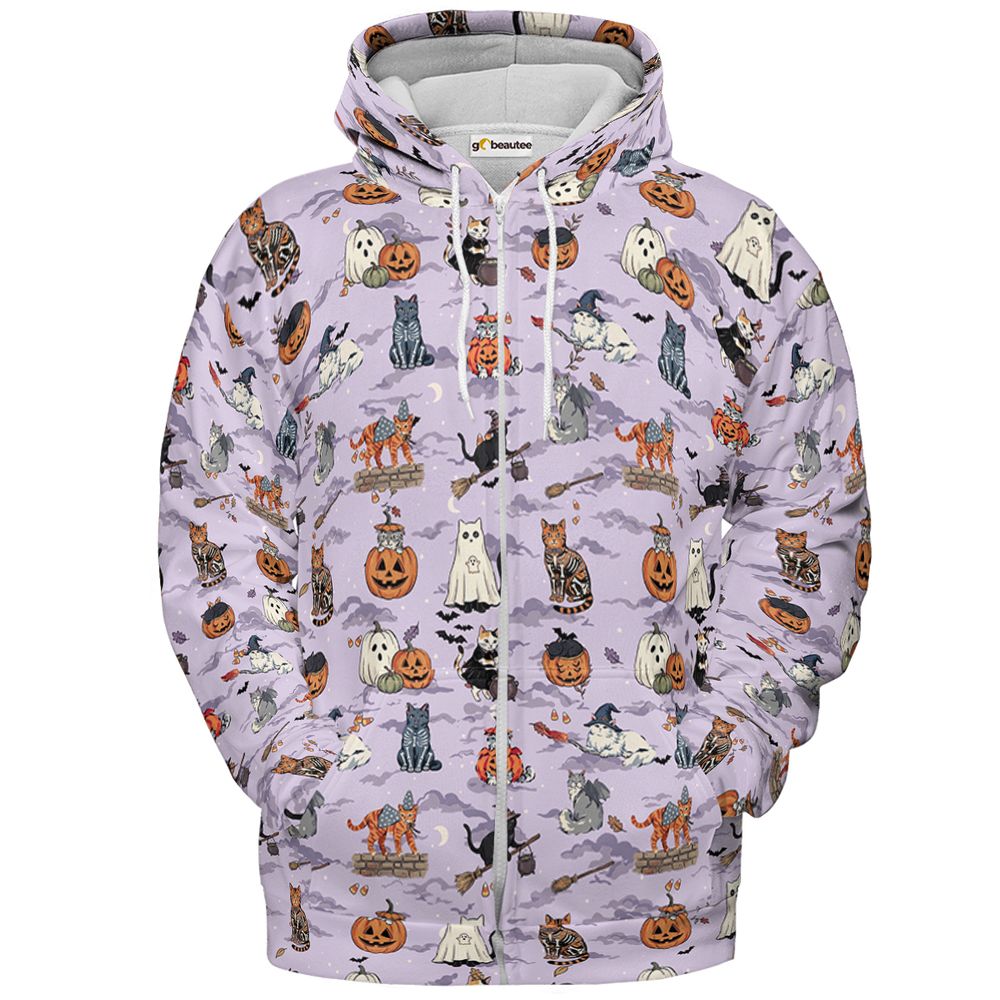 Full Print Hoodie - Zip Hoodie - 2