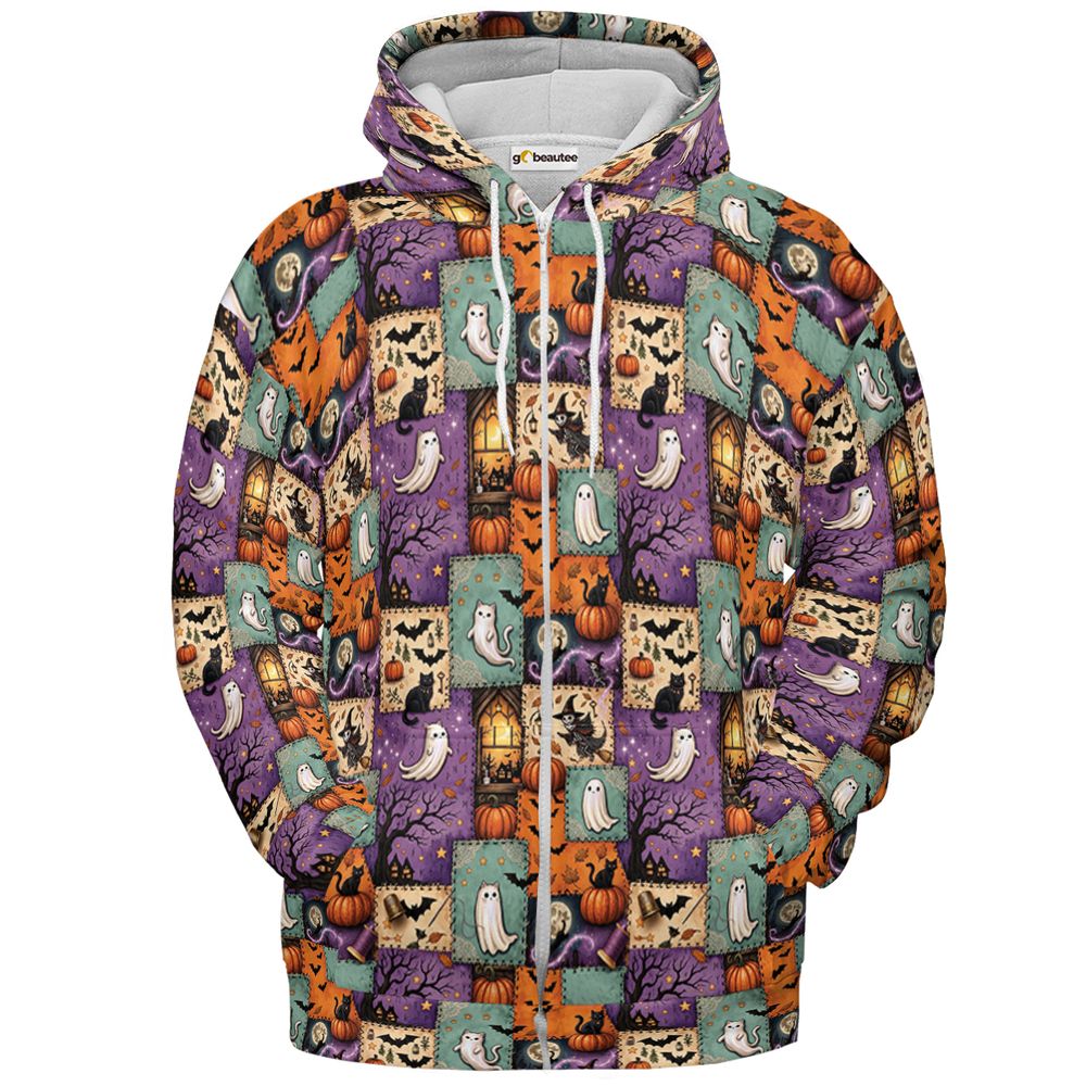 The Witching Hour Tapestry - Zip Hoodie - 2