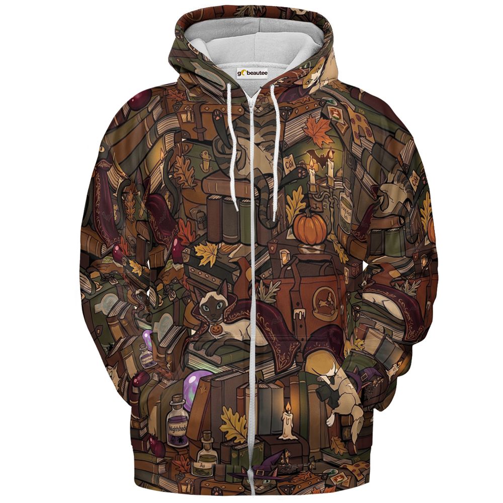 The Midnight Grimoire - Zip Hoodie - 2