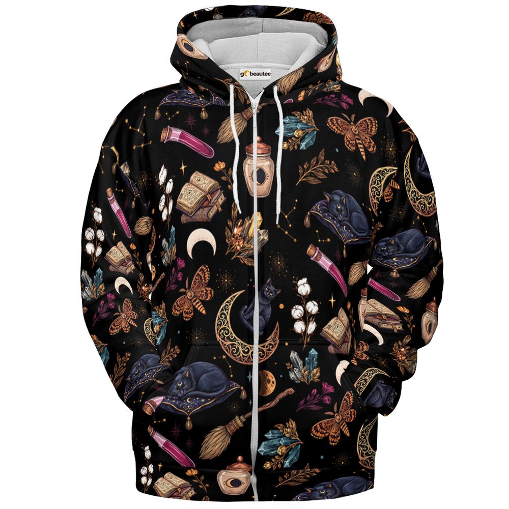 Whispers of the Witching Hour - Zip Hoodie - 2