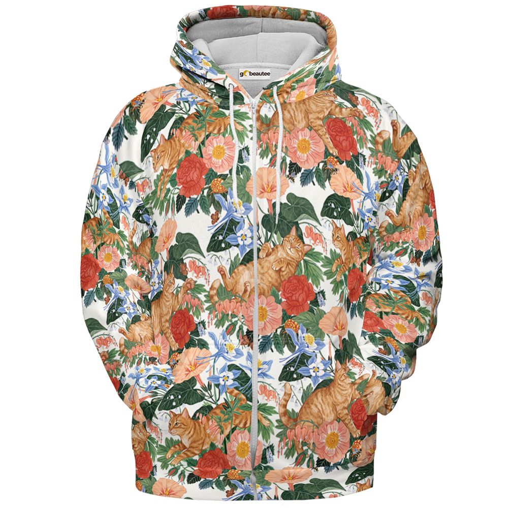 The Botanist's Cat - Zip Hoodie - 2