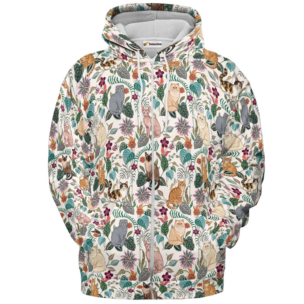 Jungle Purr-adise - Zip Hoodie - 2
