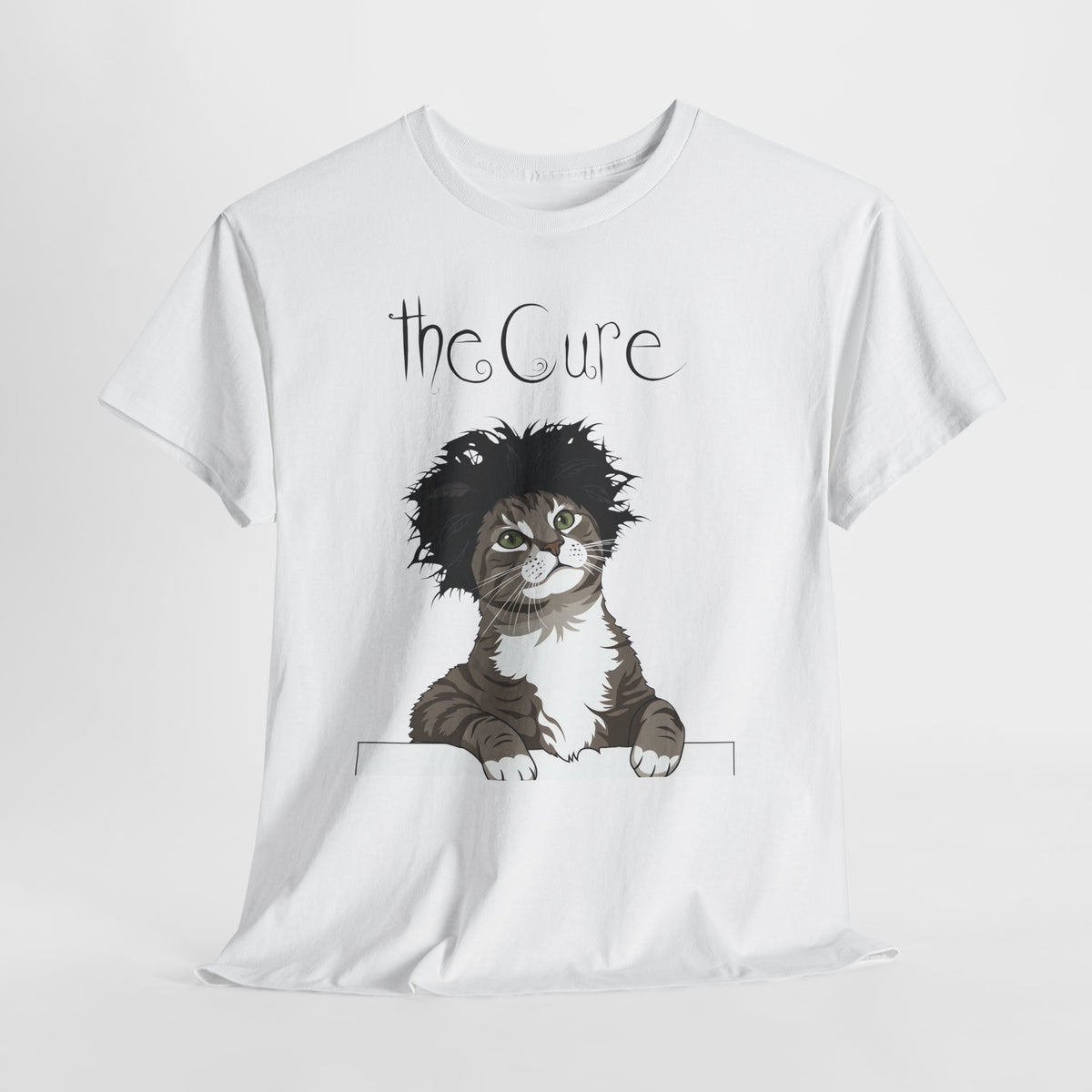 The Cure Kitten Band Tee Cute Cat