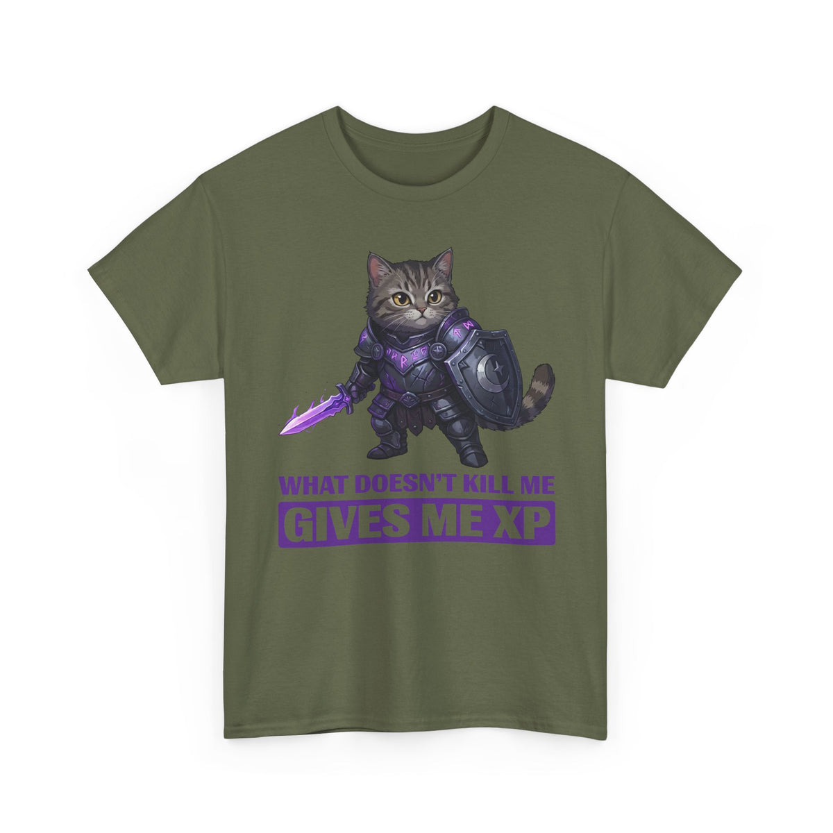 What Doesn't Kill Me Gives Me XP Cat T-Shirt