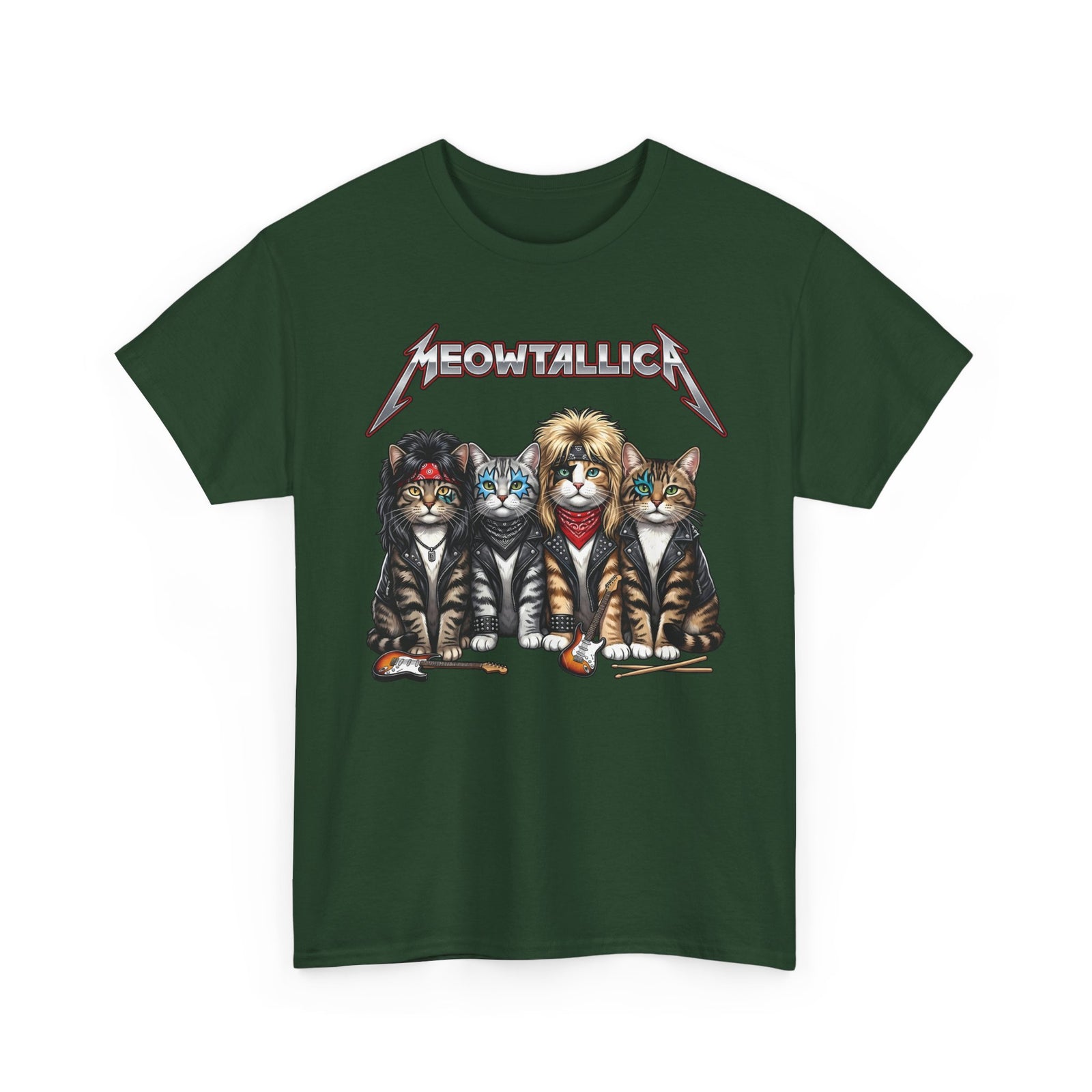 Meowtallica Heavy Metal Cat T-Shirt