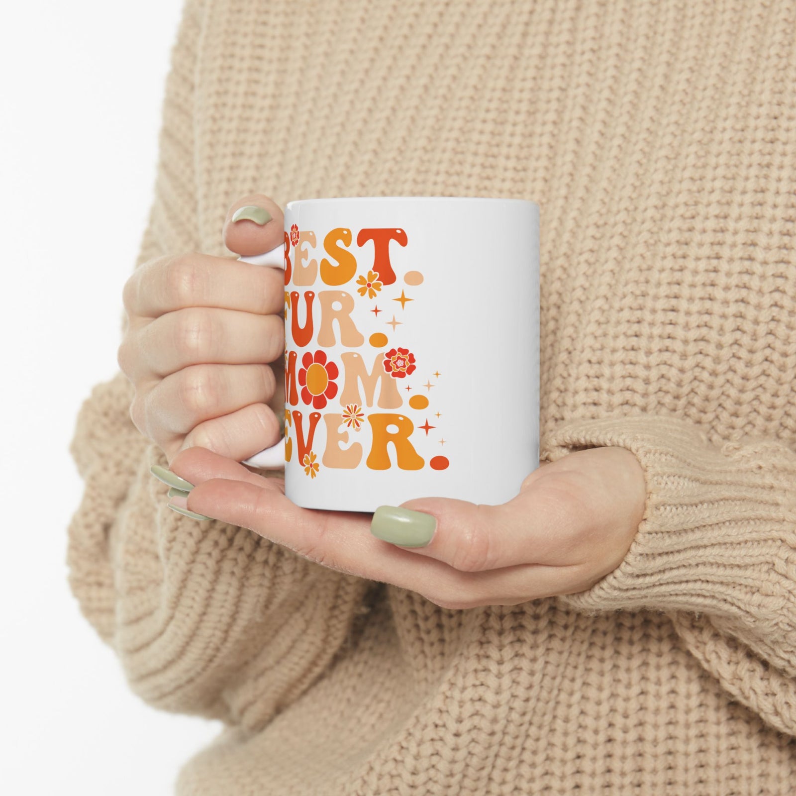 Best Fur Mom Ever Ceramic Mug — Pet Mom Mug for Dog & Cat Lovers