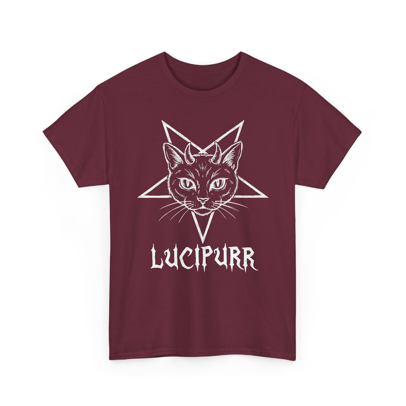 Lucipurr Lucifer Cat T-Shirt — Gothic Cat Tee