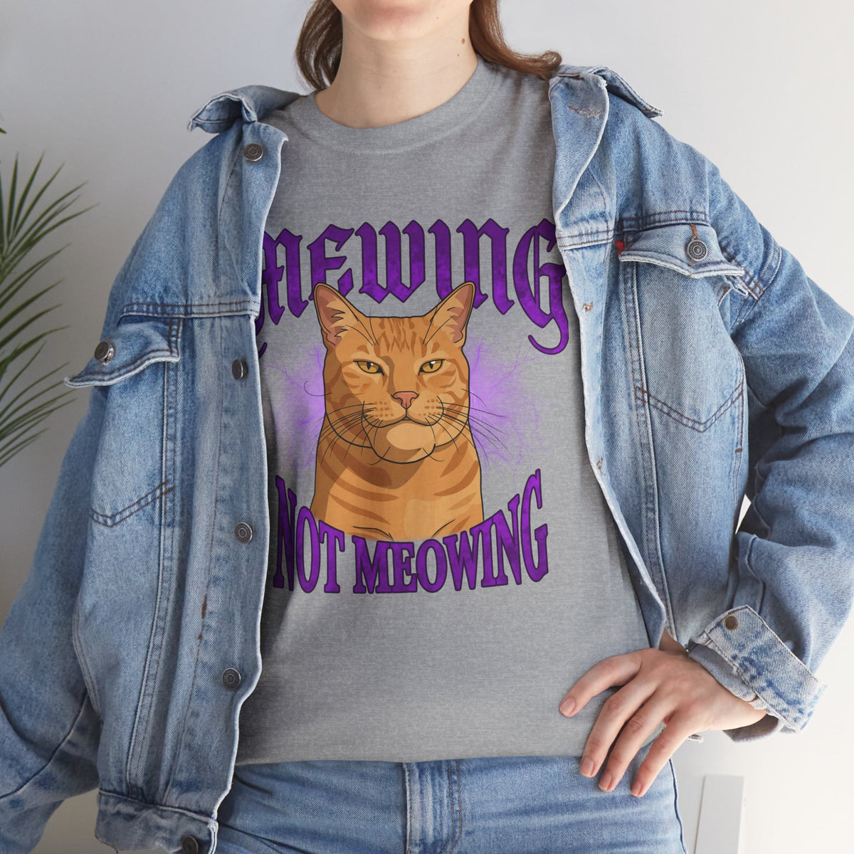 Mewing Not Meowing Cat T-Shirt