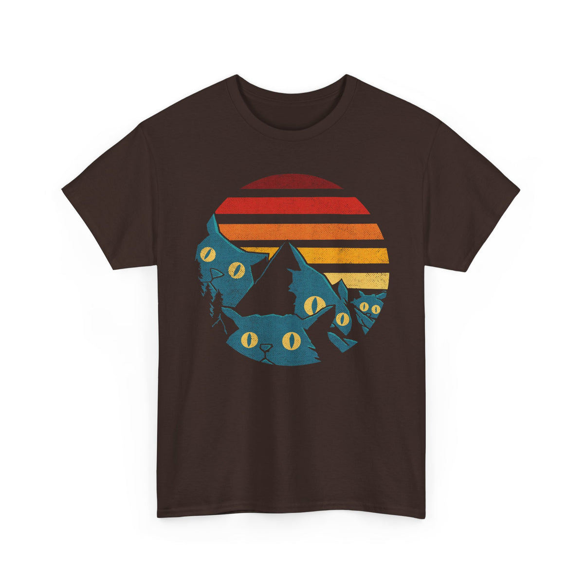 Meowtains Cat Graphic T-Shirt