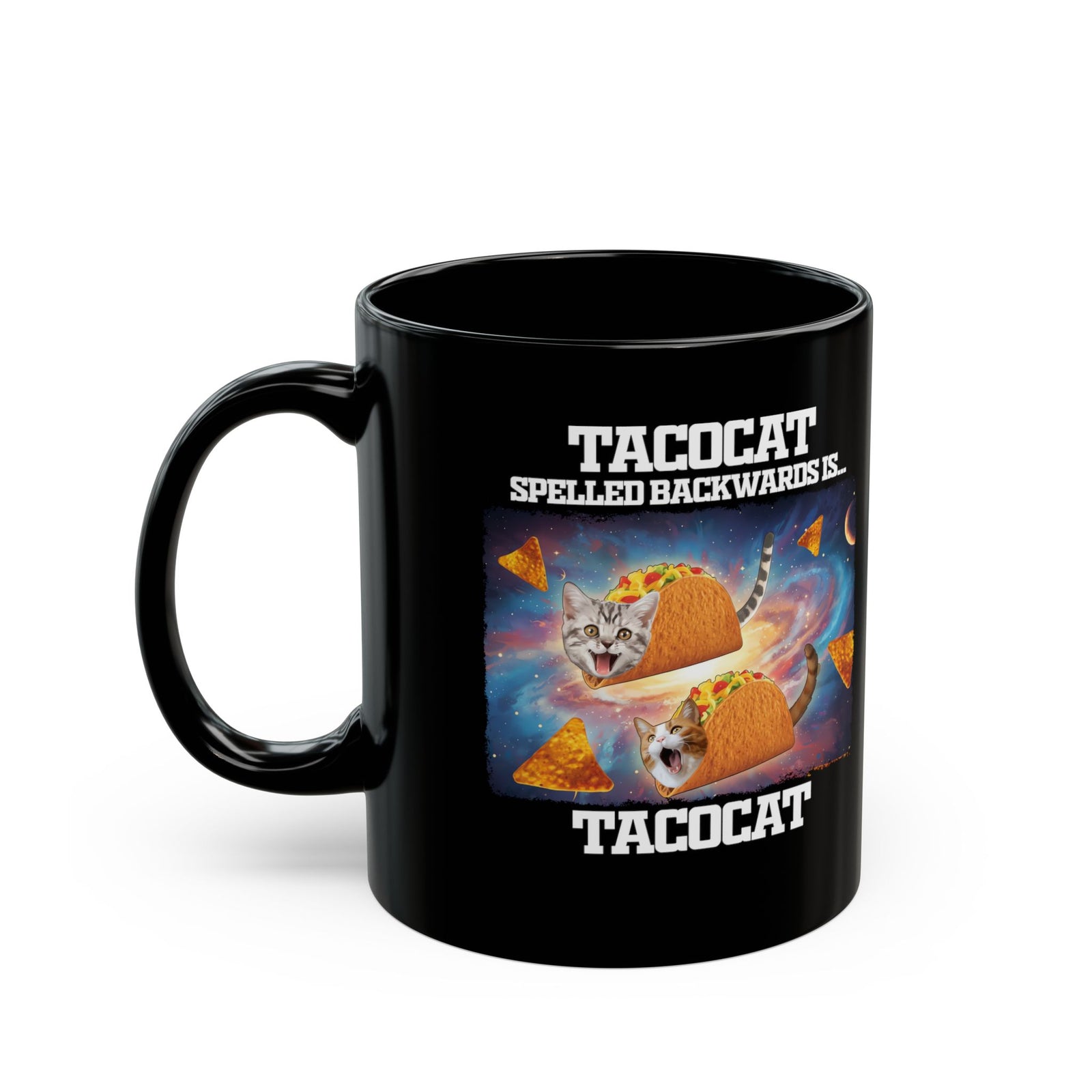 Tacocat Spelled Backwards Is Tacocat Black Mug