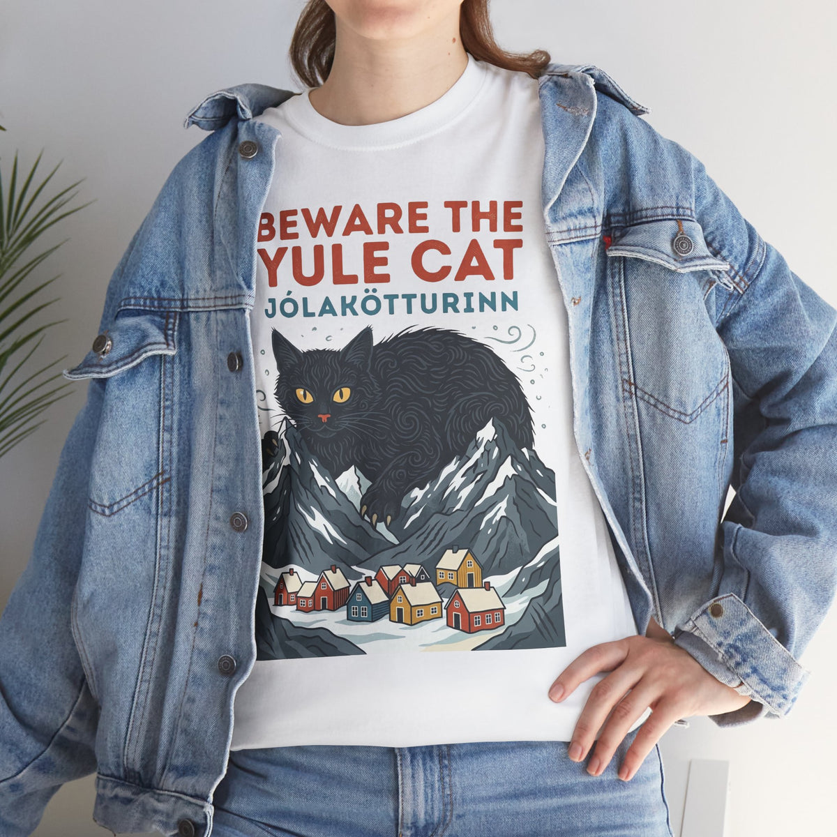 Beware the Yule Cat T-Shirt Holiday Tee