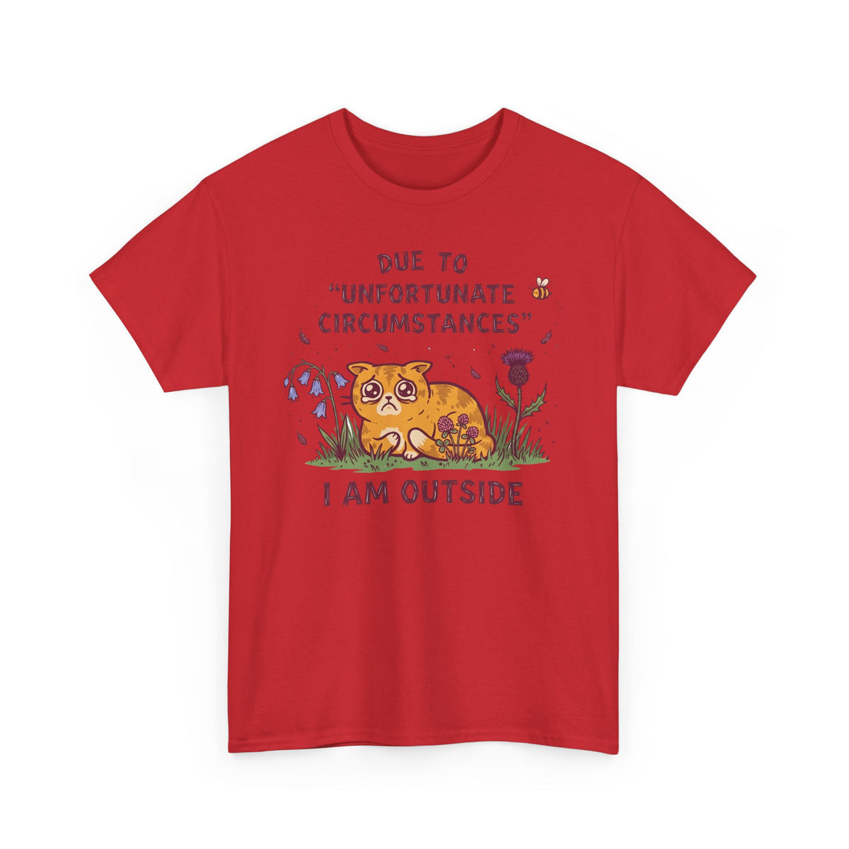 I'm Outside Funny Cat T-Shirt