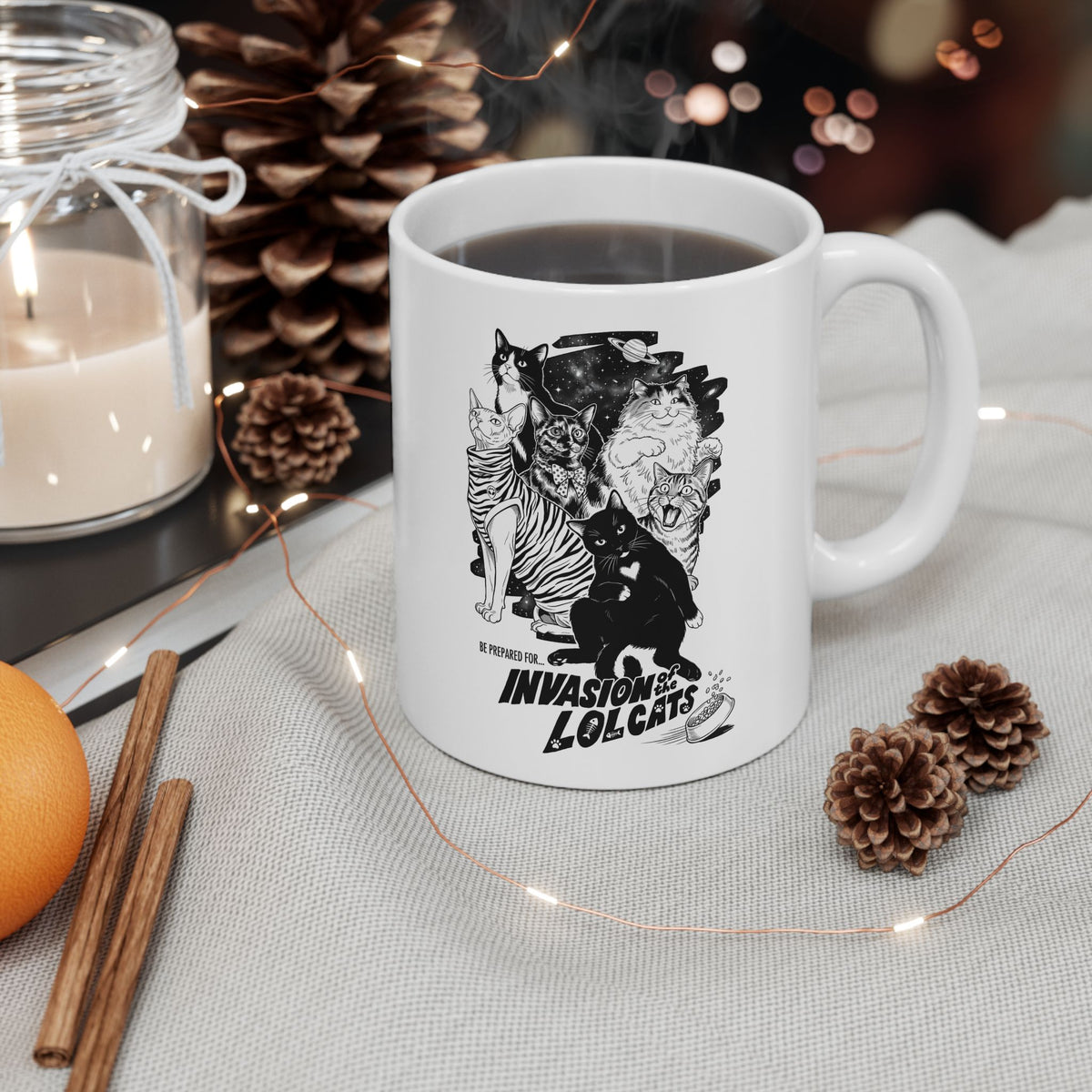 Invasion of the LOLCATS Ceramic Mug