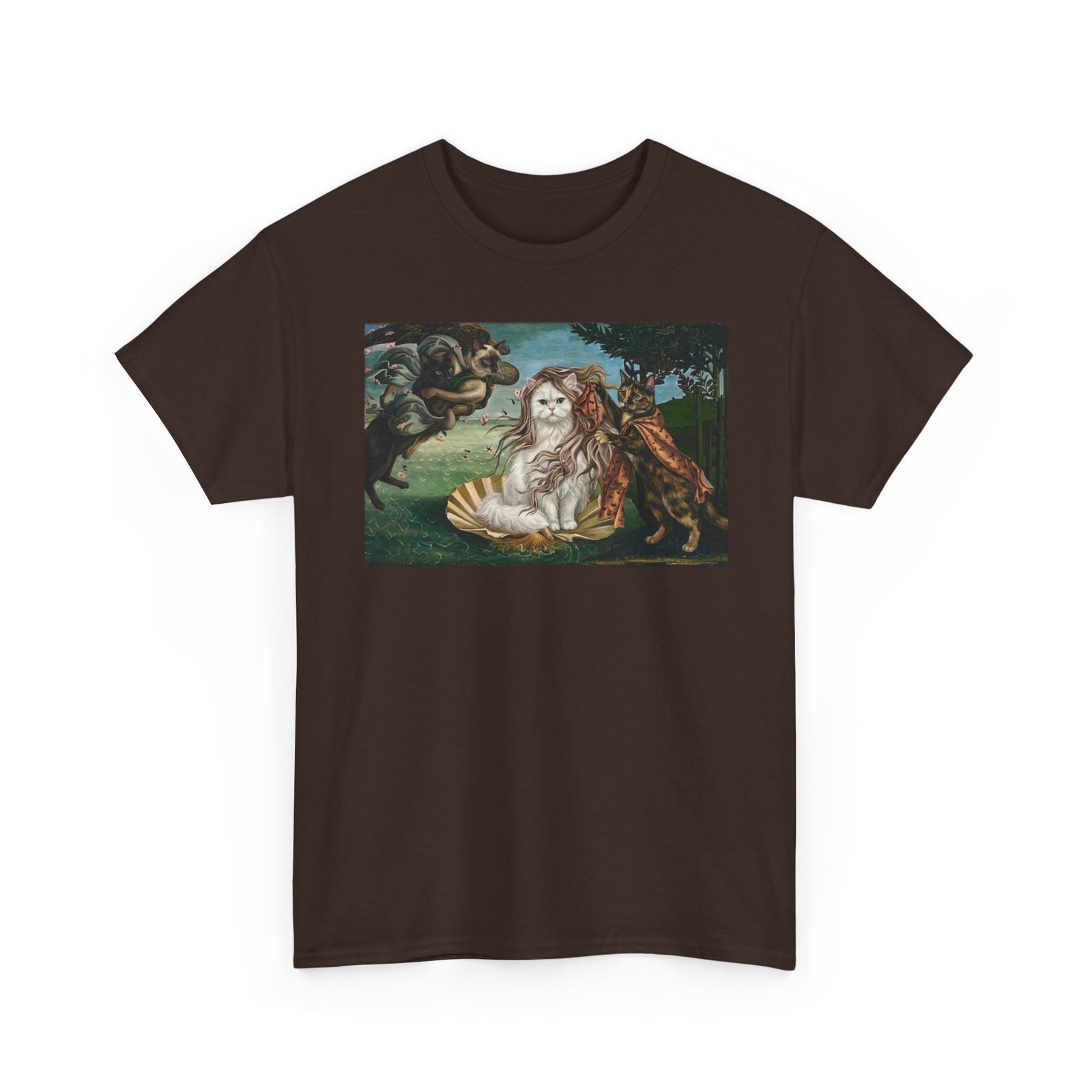 Birth of Venus Kitty T-Shirt — Vintage Art Cat Tee