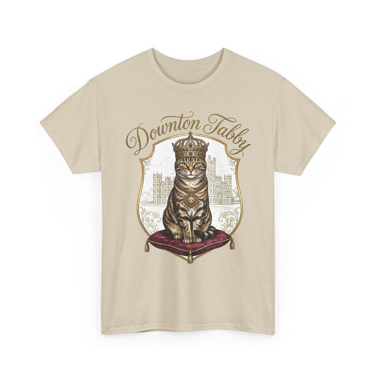 Downton Abbey Cat Parody T-Shirt — Funny Period Drama Cat Tee