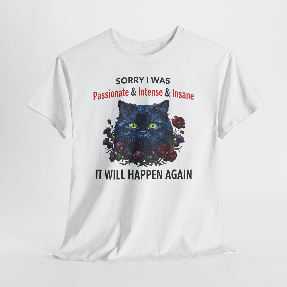 Passionate Black Cat Tee