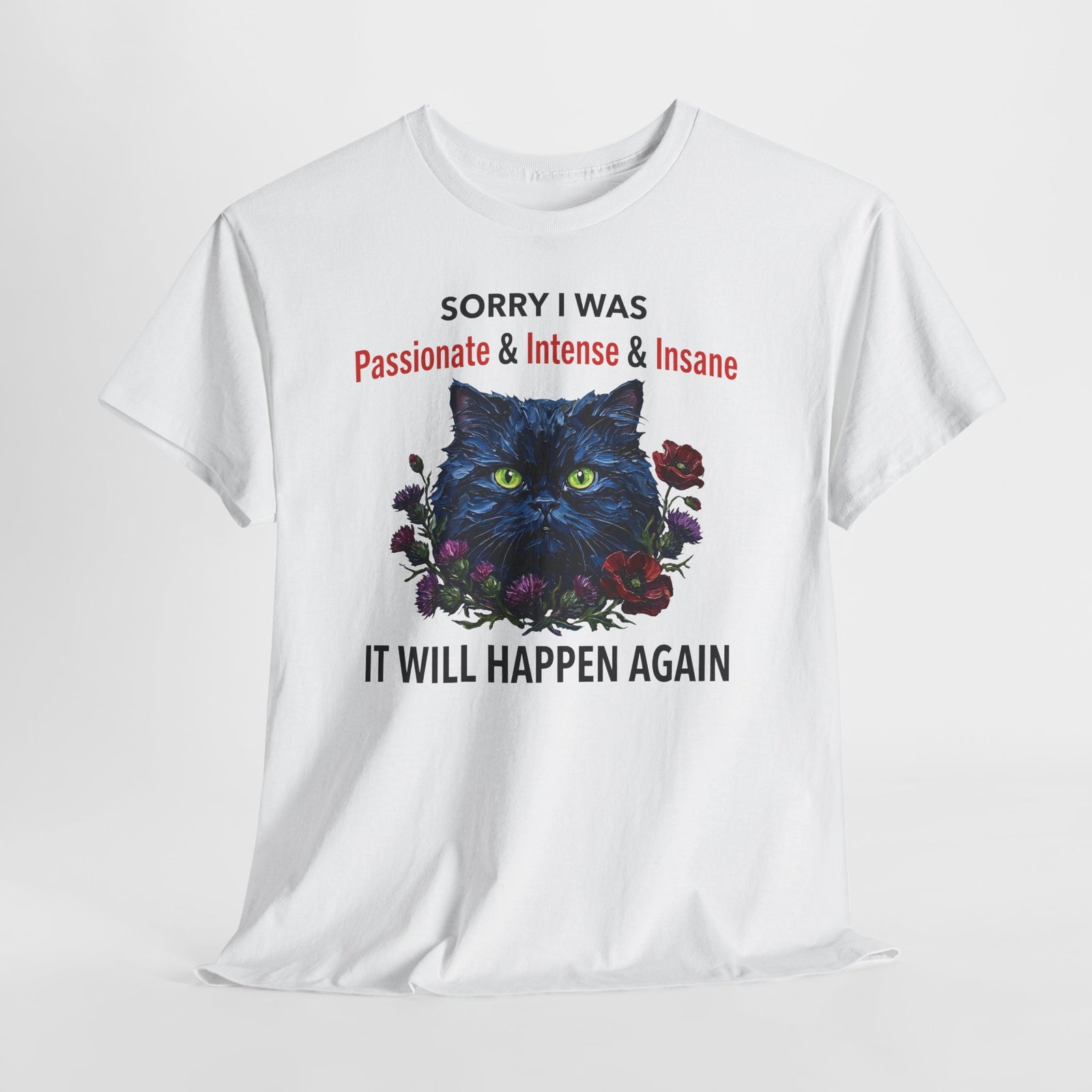 Passionate Black Cat Tee