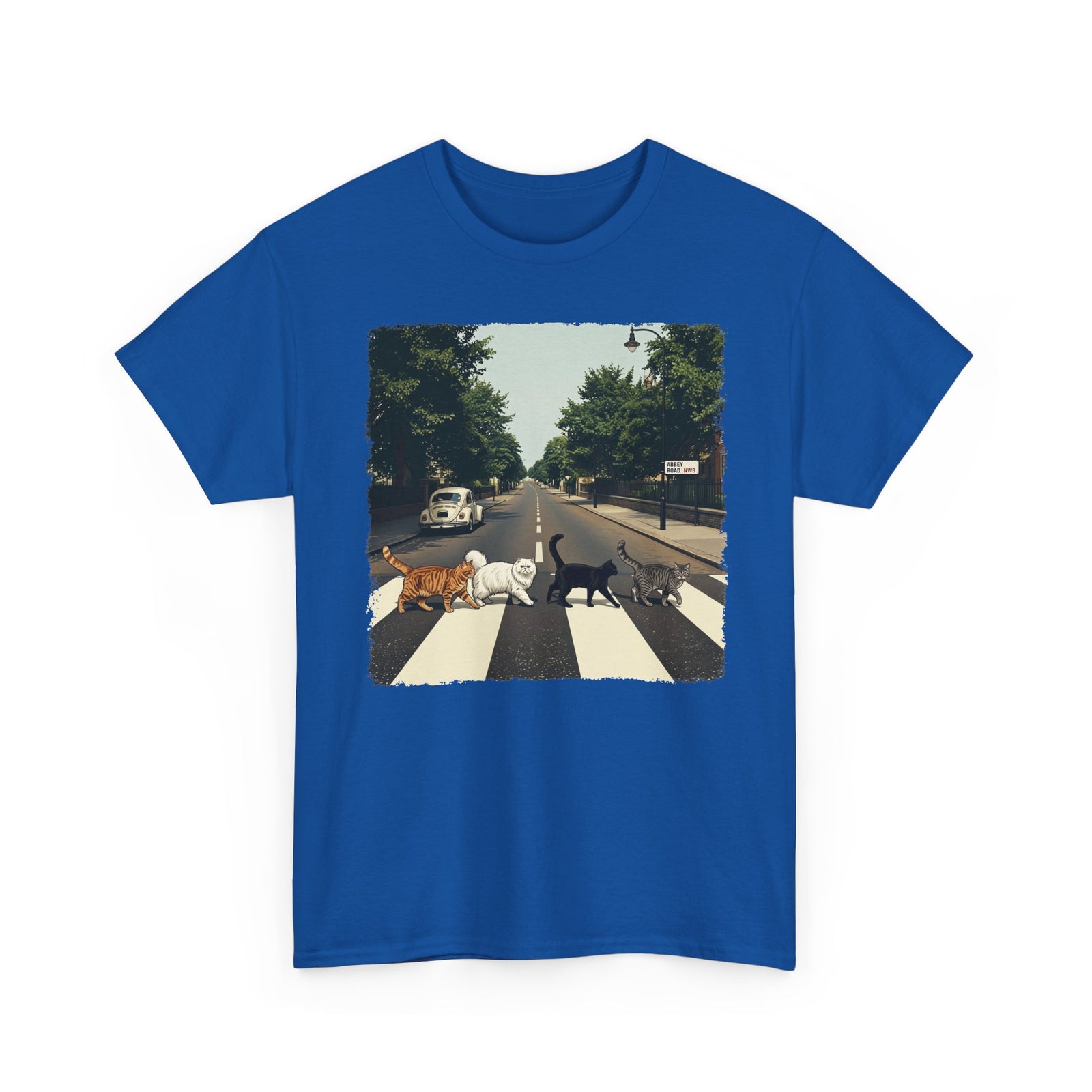 Cat Crossing Graphic Tee