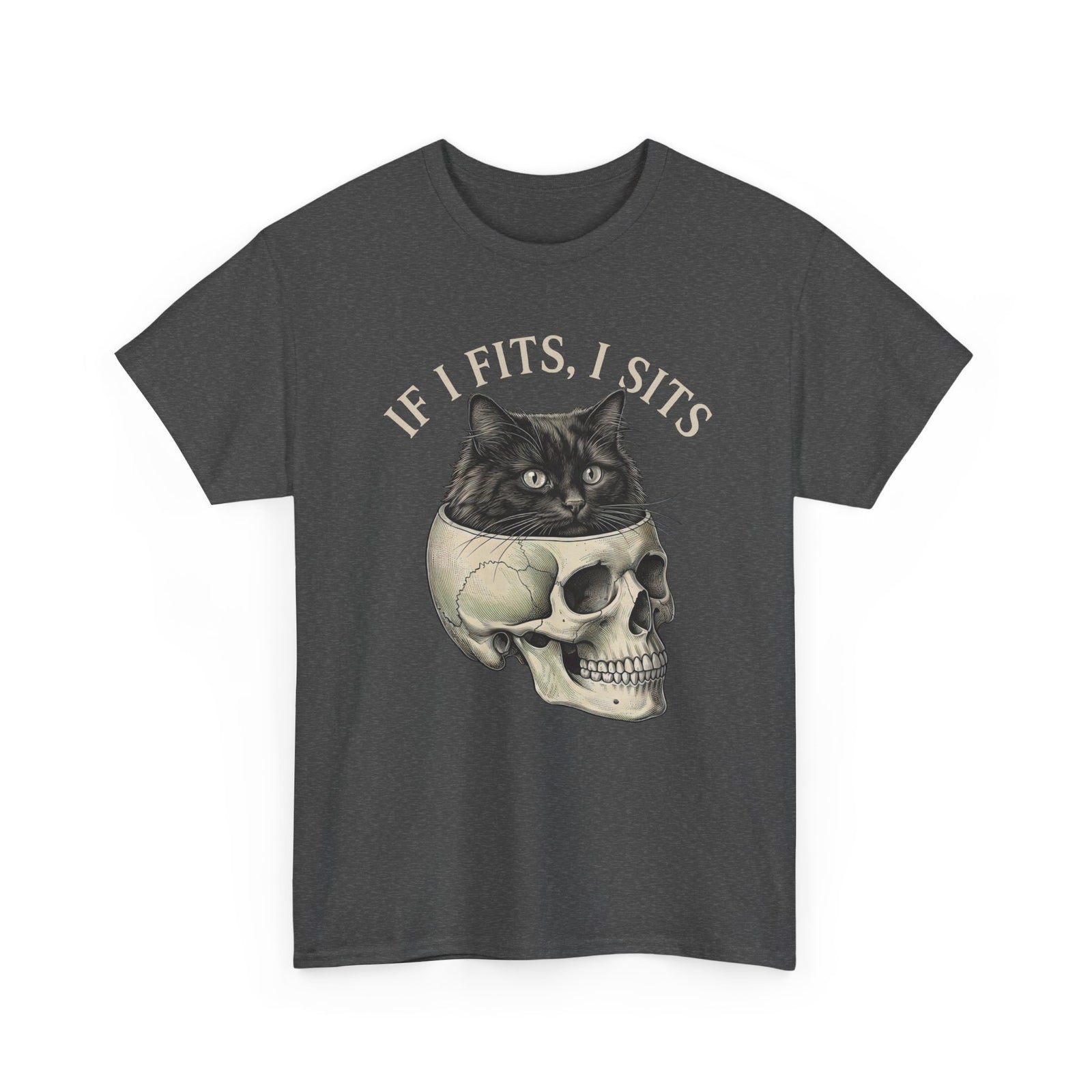 Cat 'If I Fits I Sits' T-Shirt