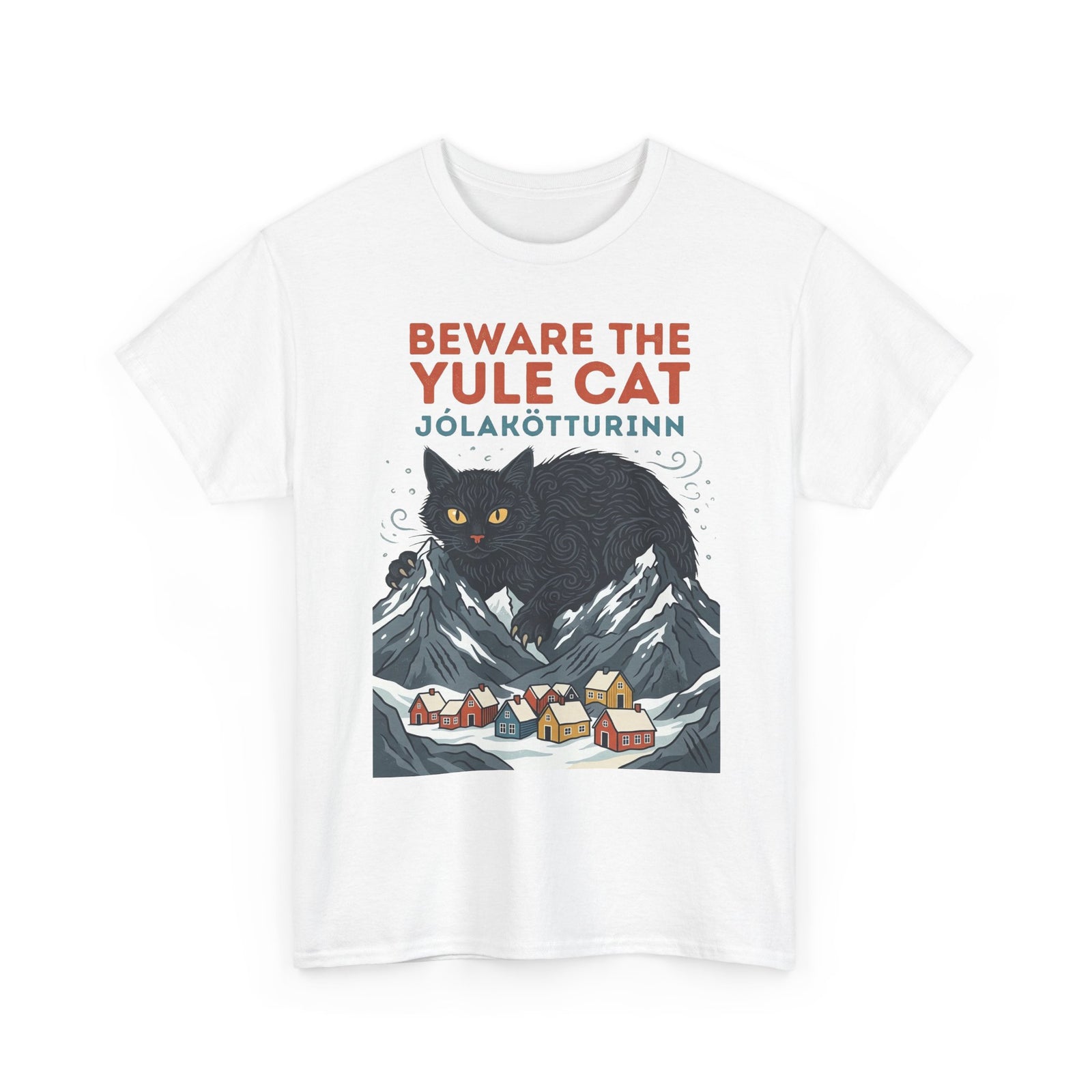 Beware the Yule Cat T-Shirt Holiday Tee