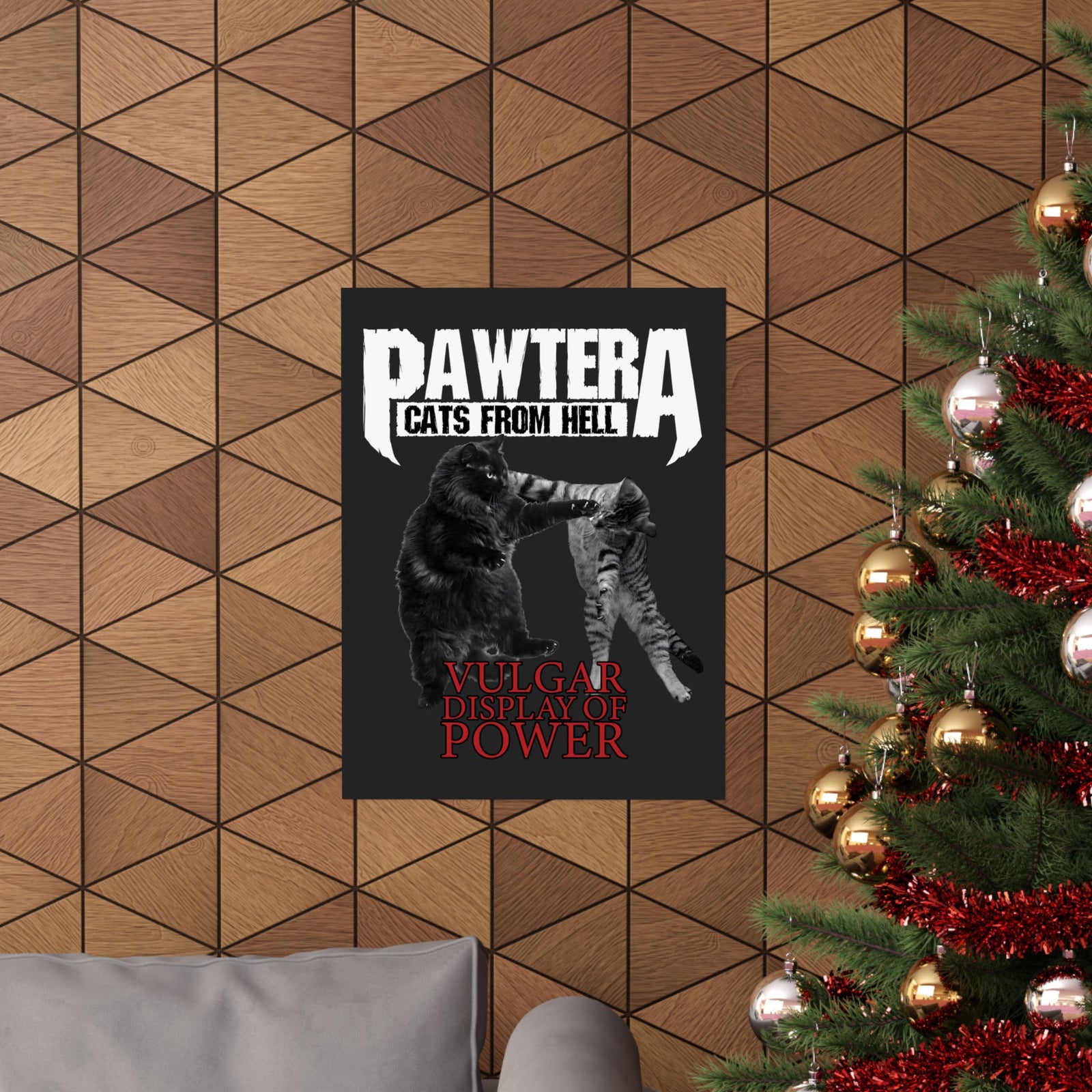Pawtera Cats From Hell Poster