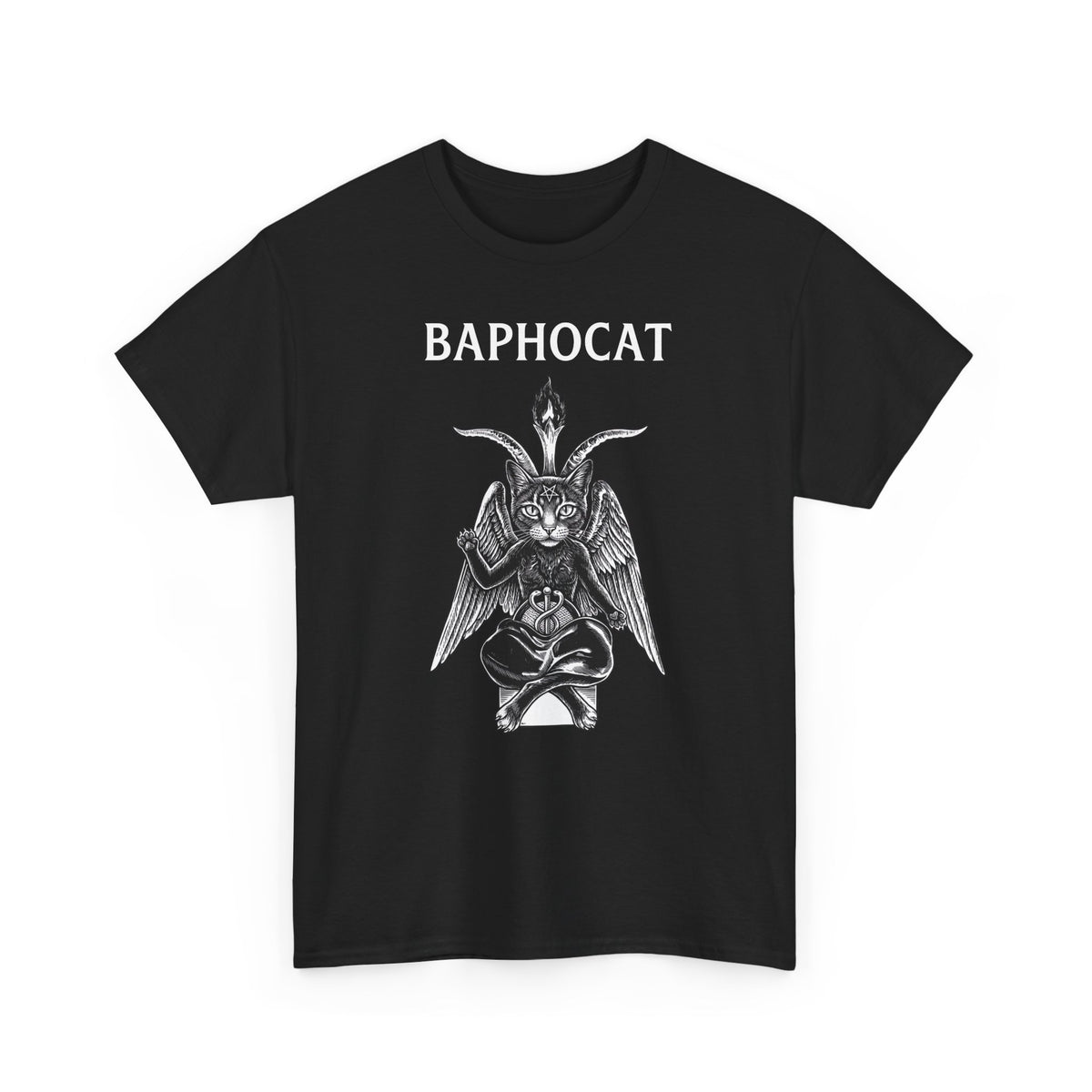 Baphocat Dark Evil Cat T-Shirt