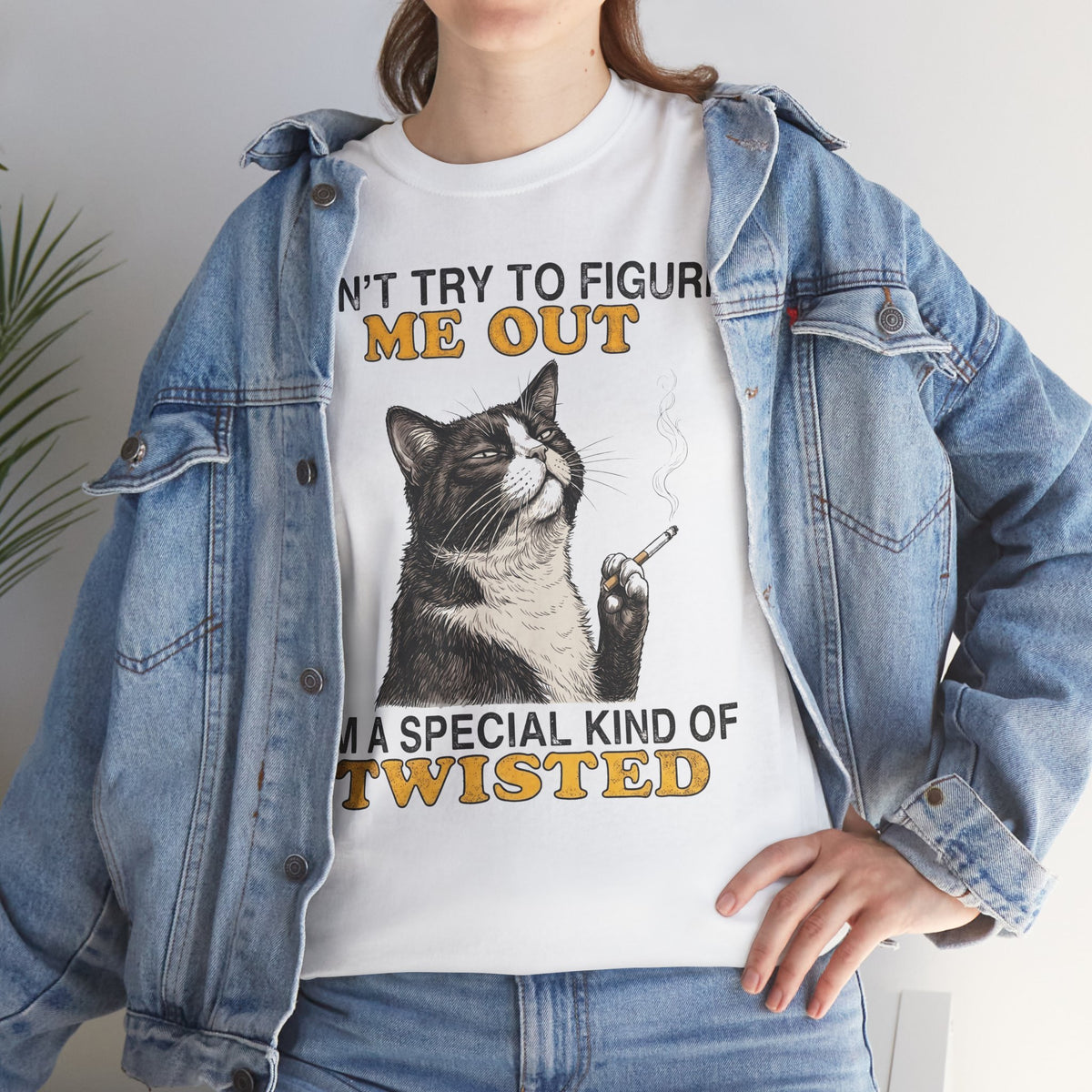 Grumpy Cat Tee "I’m a Special Kind of Twisted" Funny Sarcastic Cat Shirt for Cat Lovers