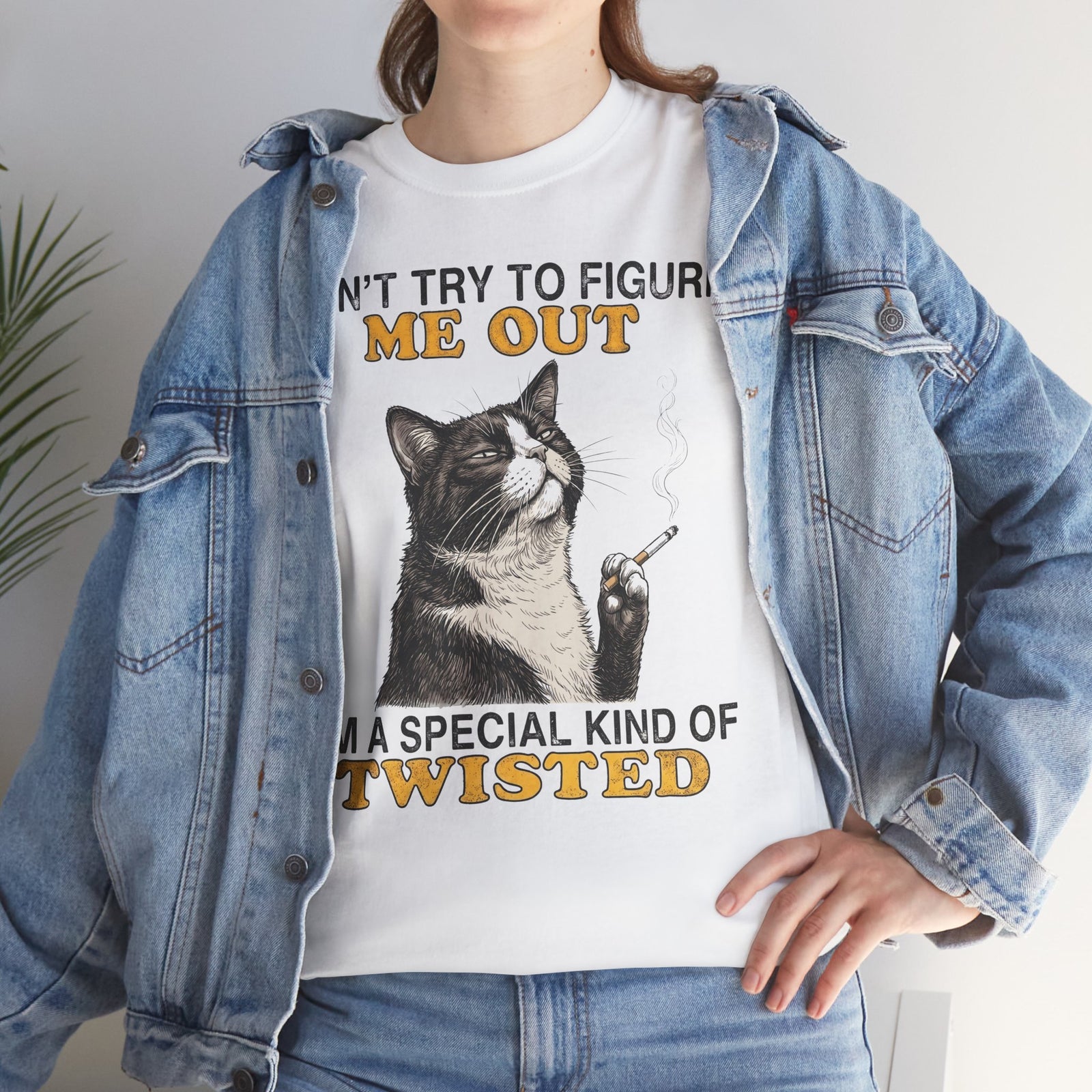 Grumpy Cat Tee "I’m a Special Kind of Twisted" Funny Sarcastic Cat Shirt for Cat Lovers