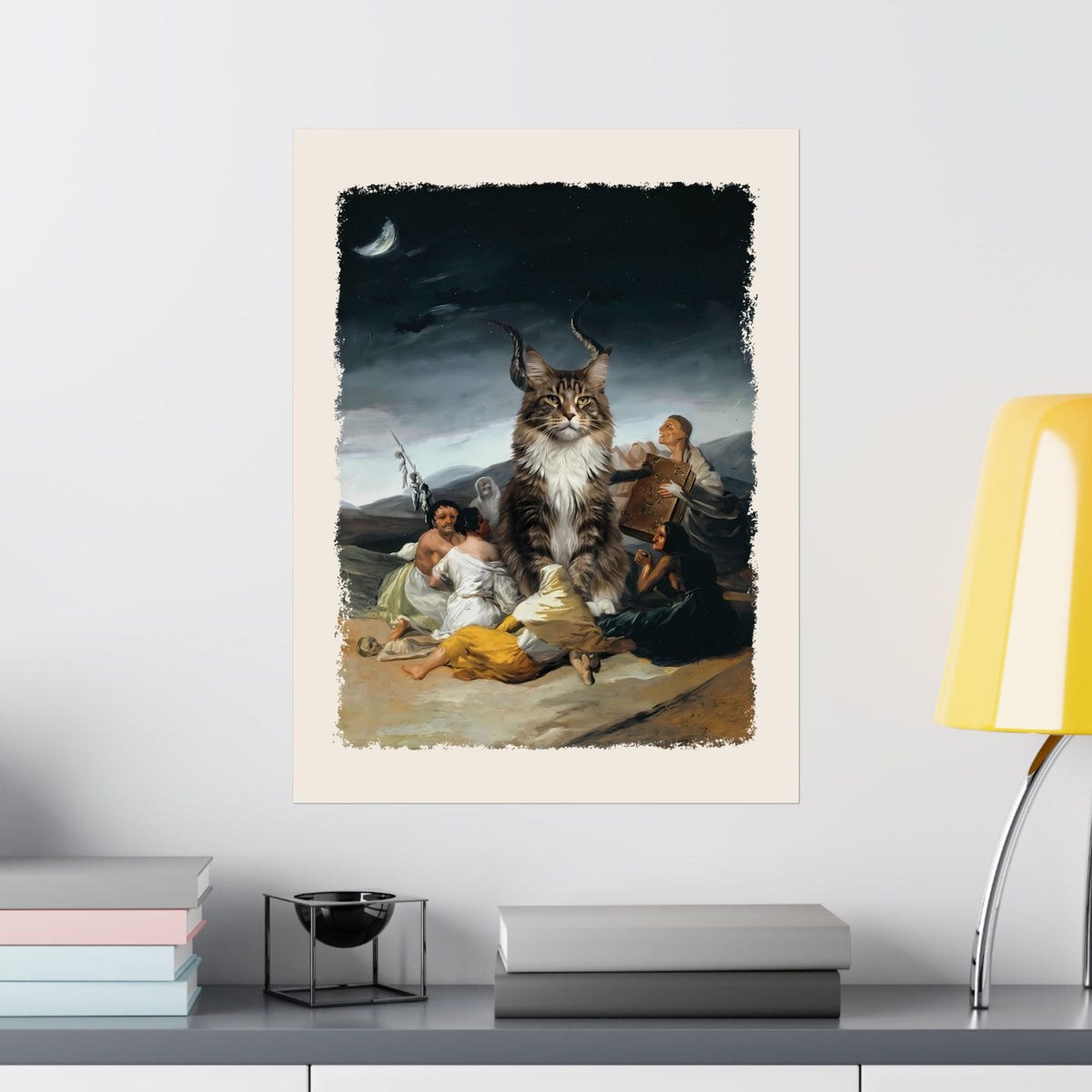 The Great Cat Poster — Bold Vintage Cat Graphic Poster