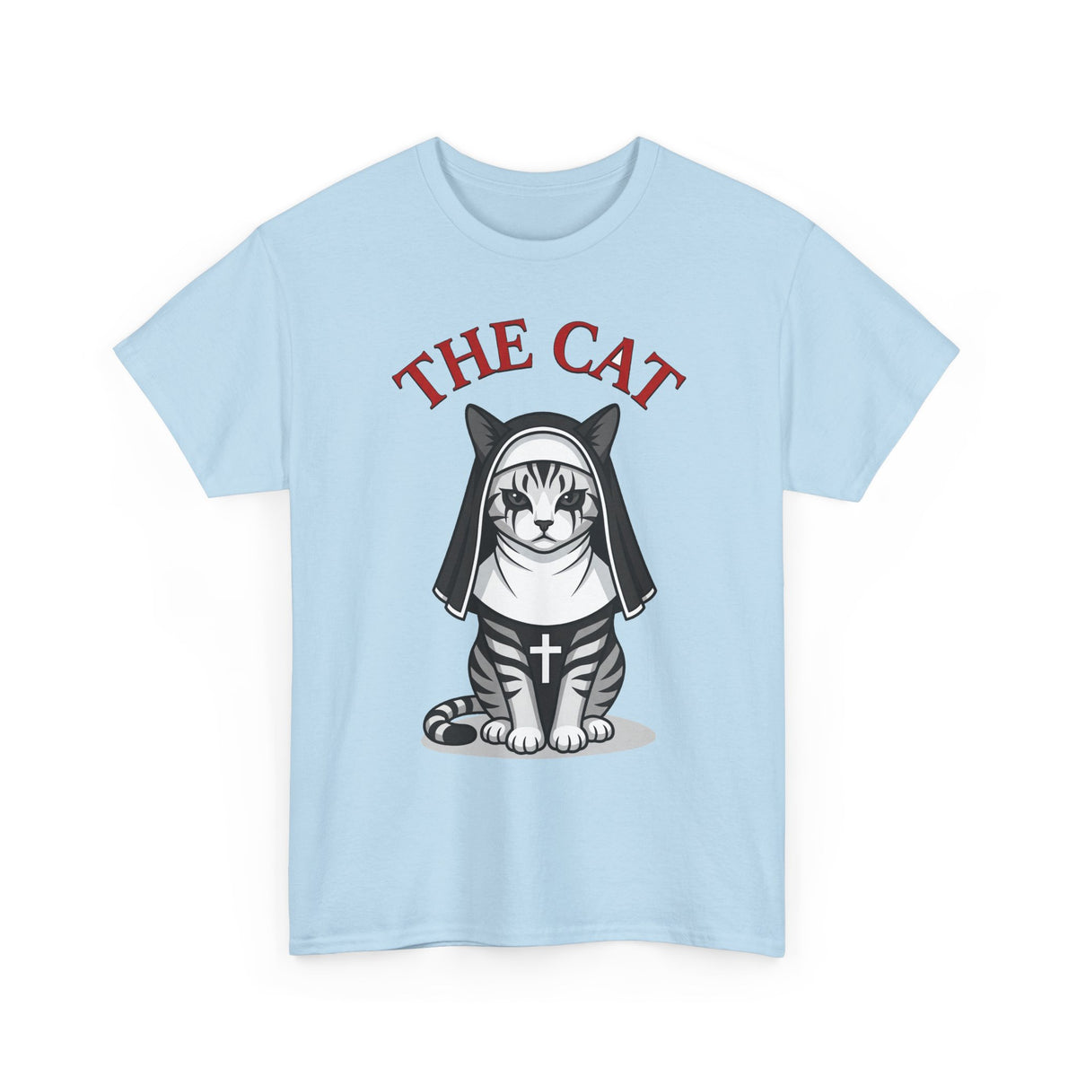 Nun Cat T-Shirt "The Cat" Gothic Kitty Tee