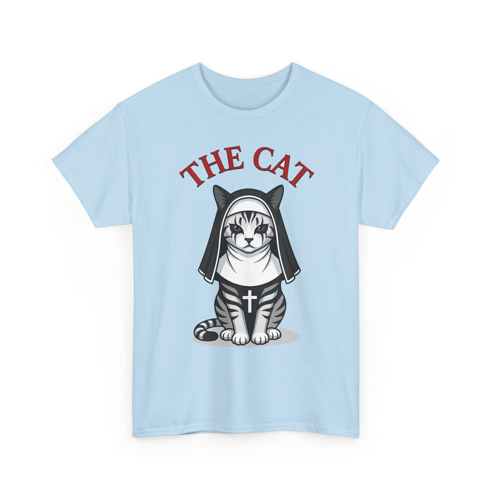 Nun Cat T-Shirt "The Cat" Gothic Kitty Tee