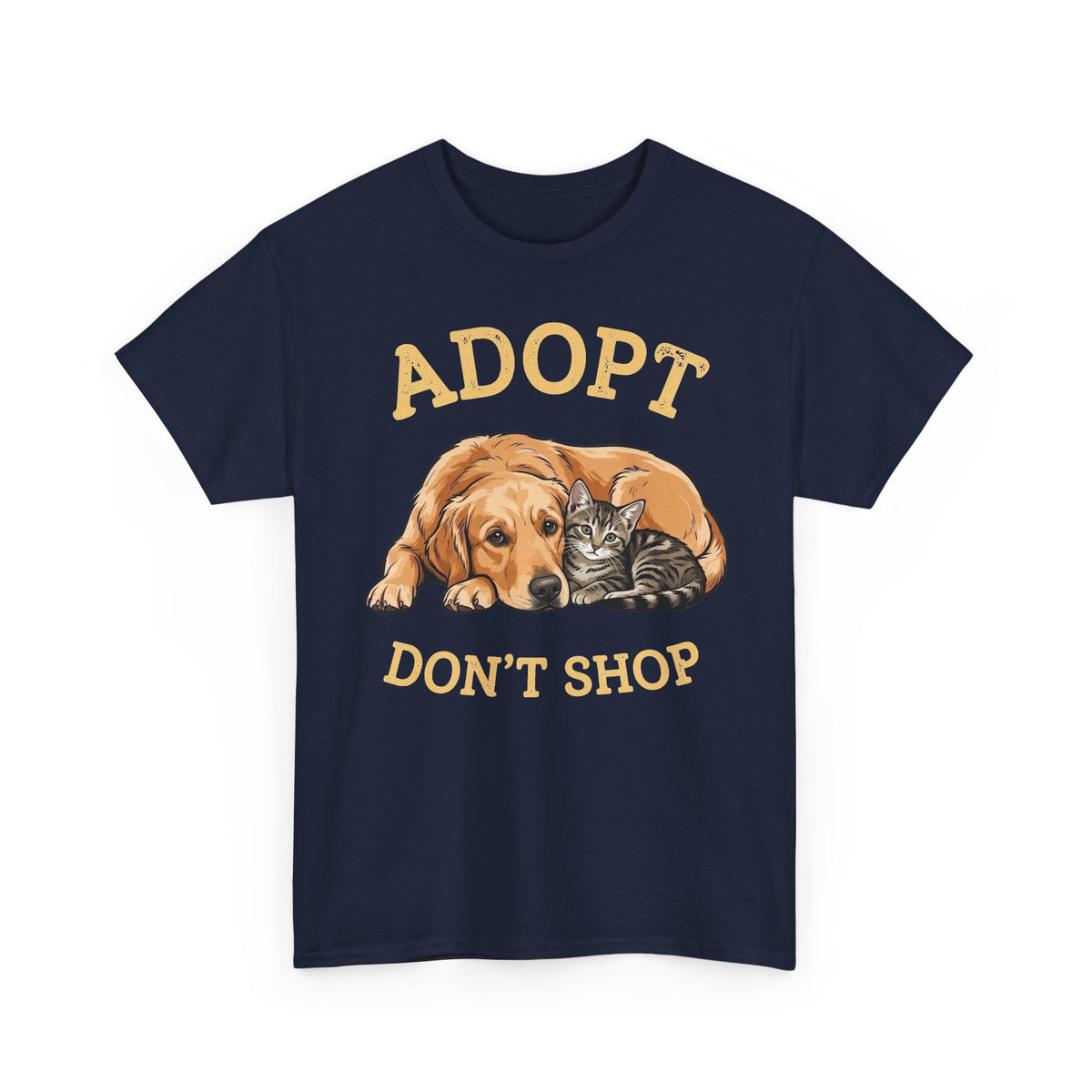 Adopt Don't Shop Tee — Rescue Dog & Cat Animal Rescue Shirt