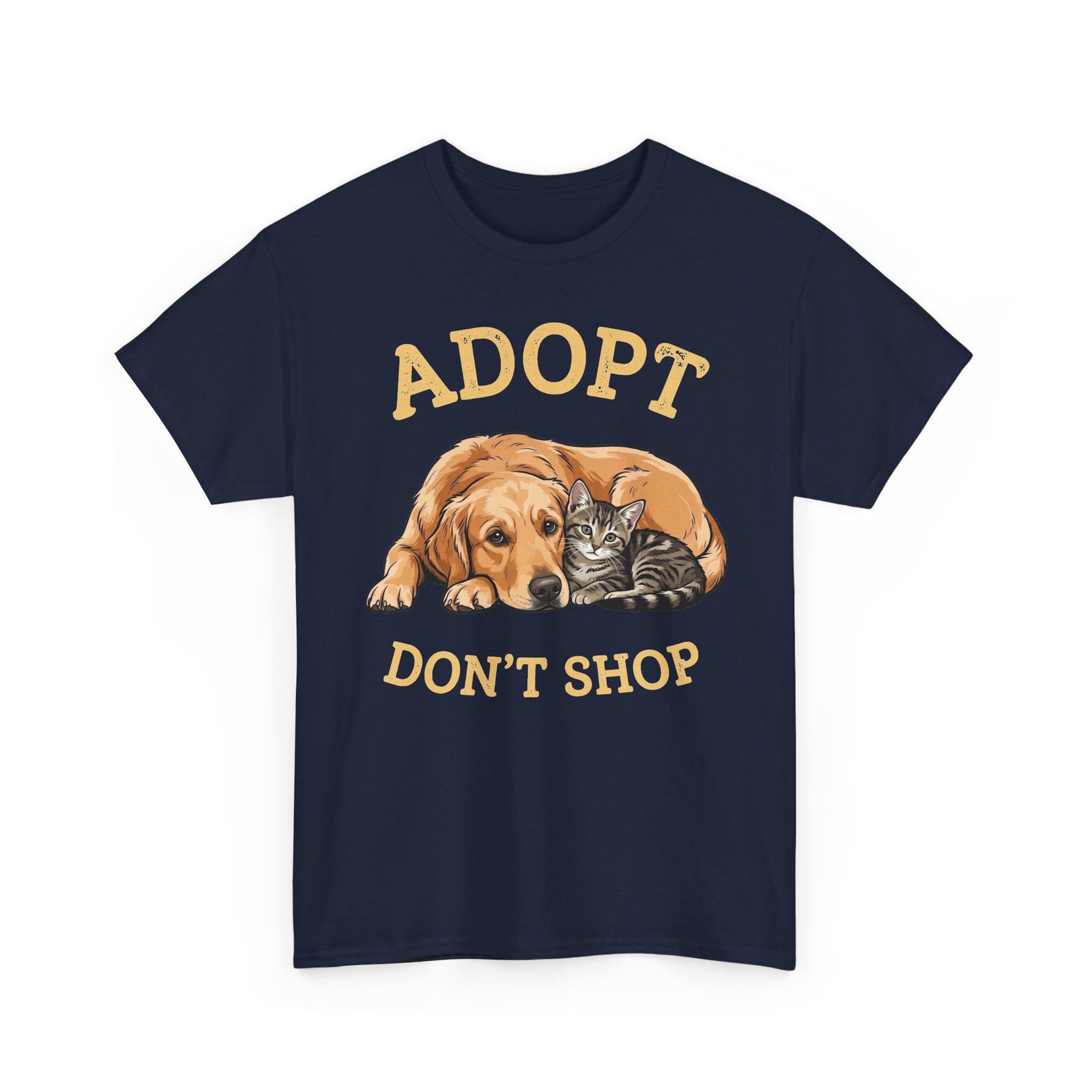 Adopt Don't Shop Tee — Rescue Dog & Cat Animal Rescue Shirt
