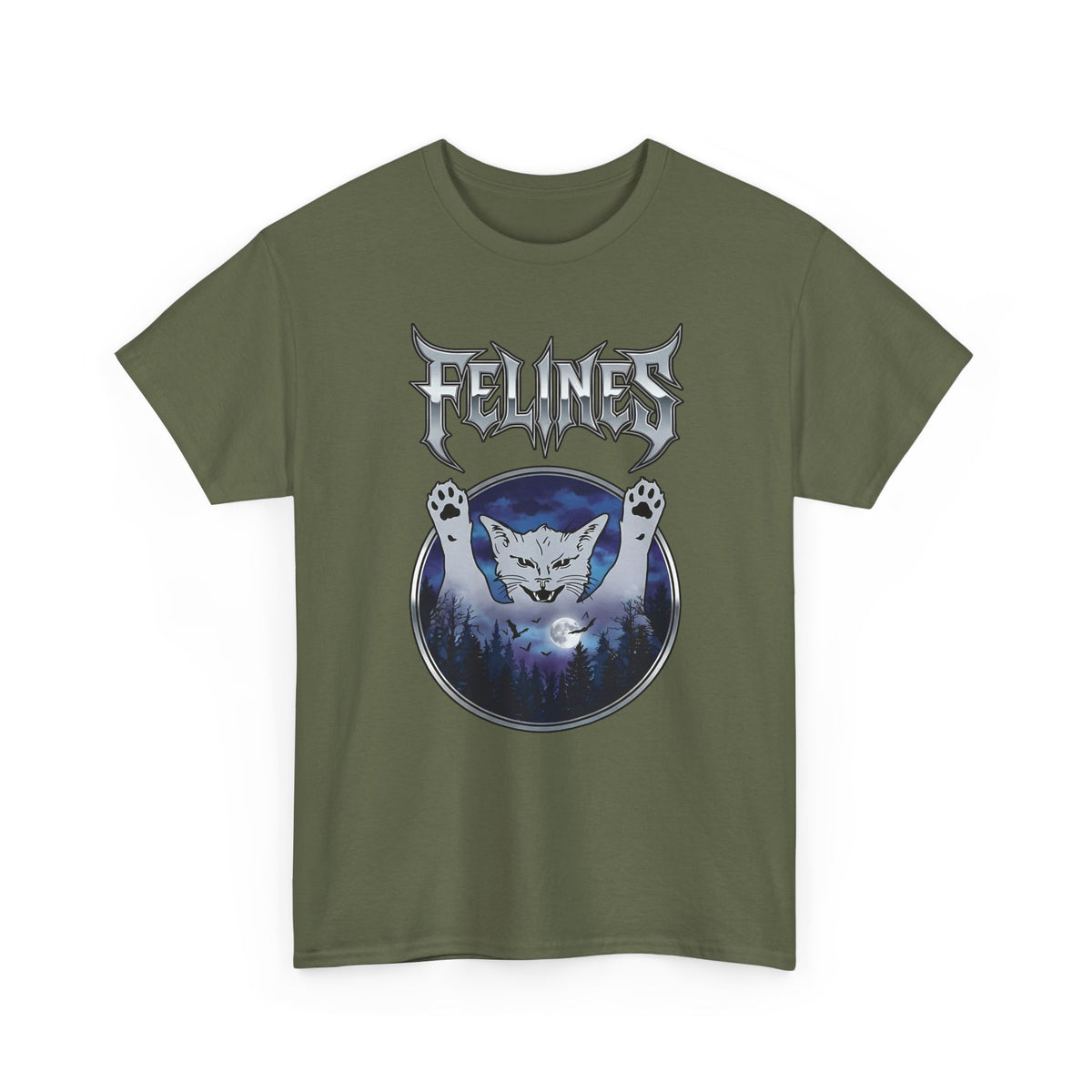 Felines Ghost T-Shirt — Spooky Cat Graphic Tee