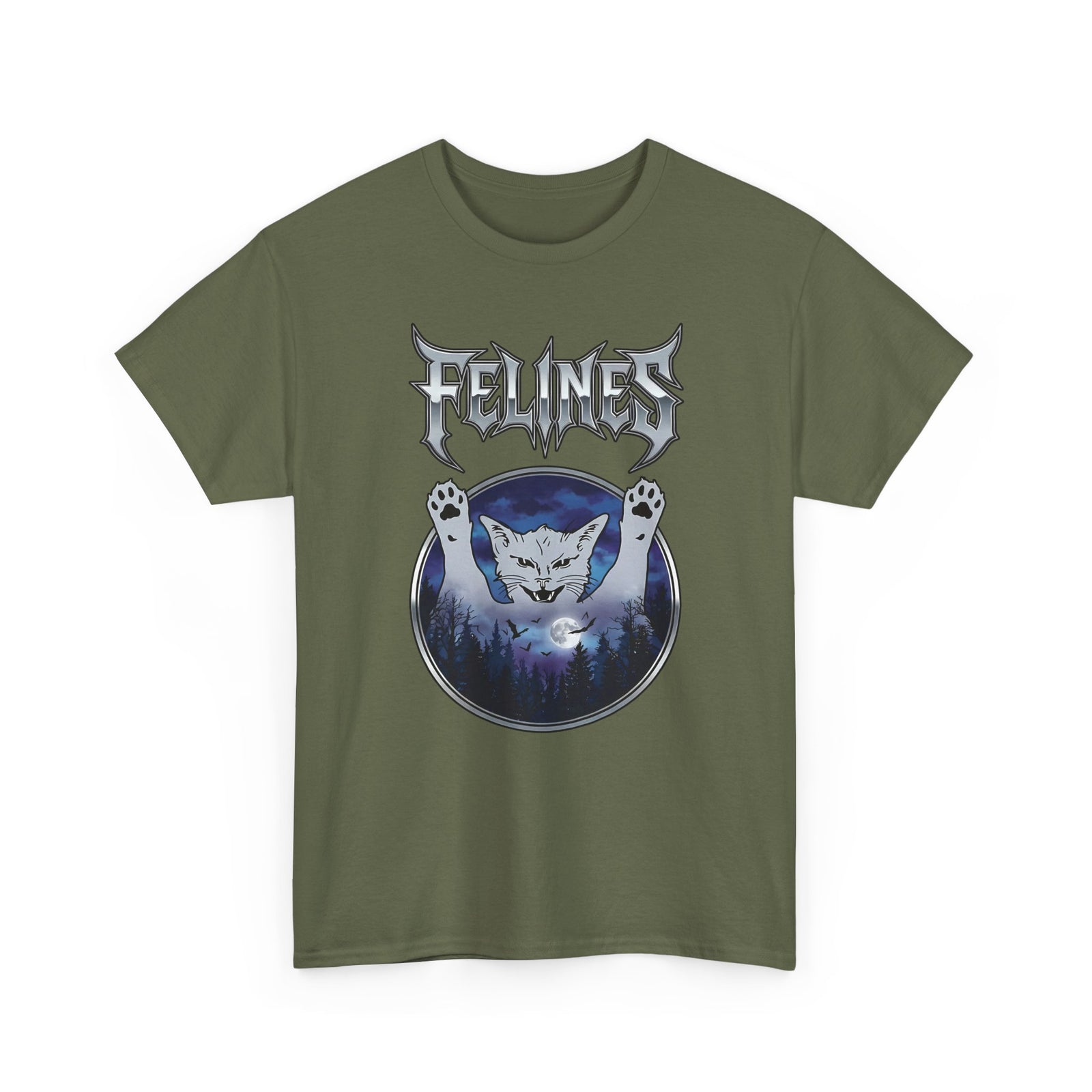 Felines Ghost T-Shirt — Spooky Cat Graphic Tee