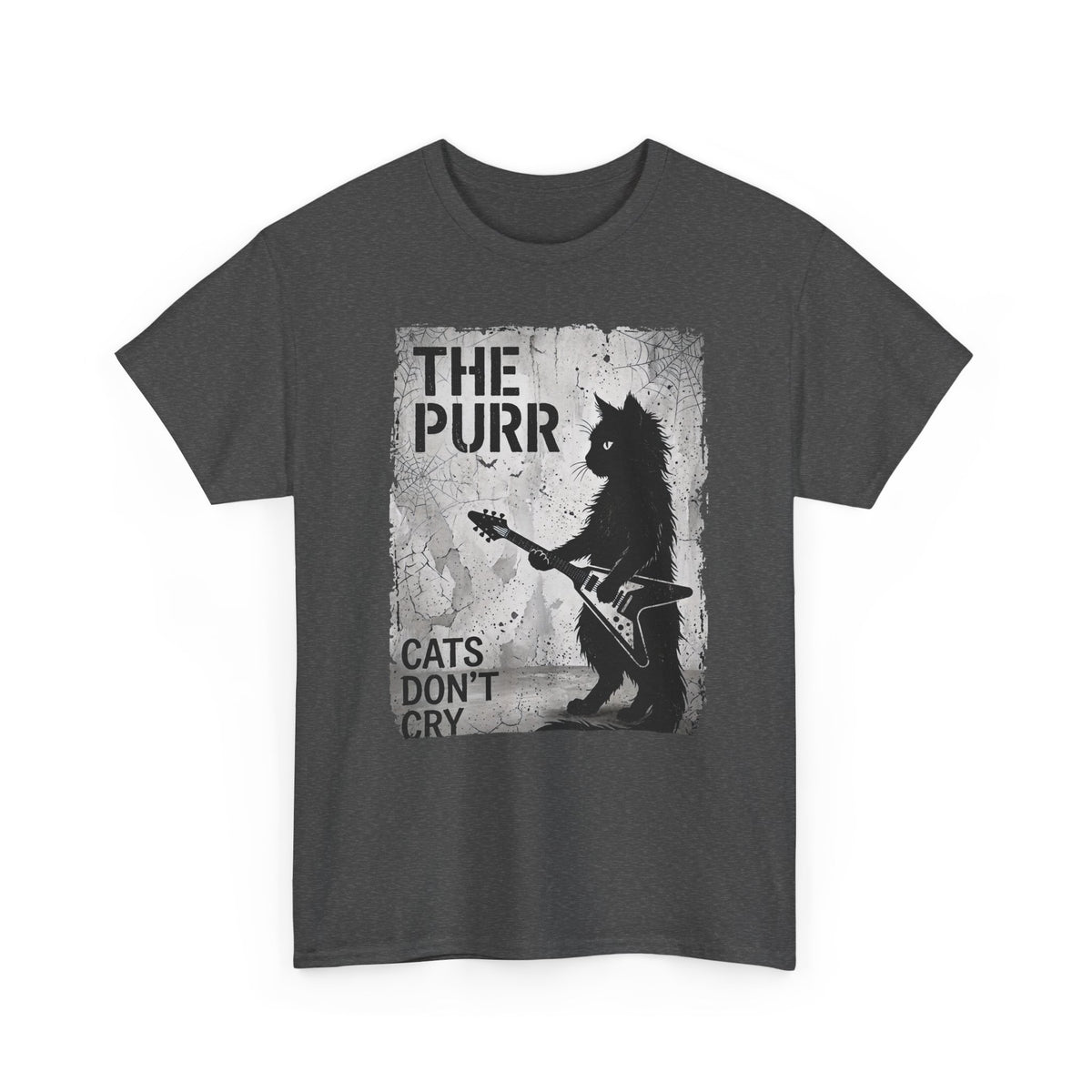 Purr Cats Don't Cry T-Shirt — Cute Cat Graphic Tee