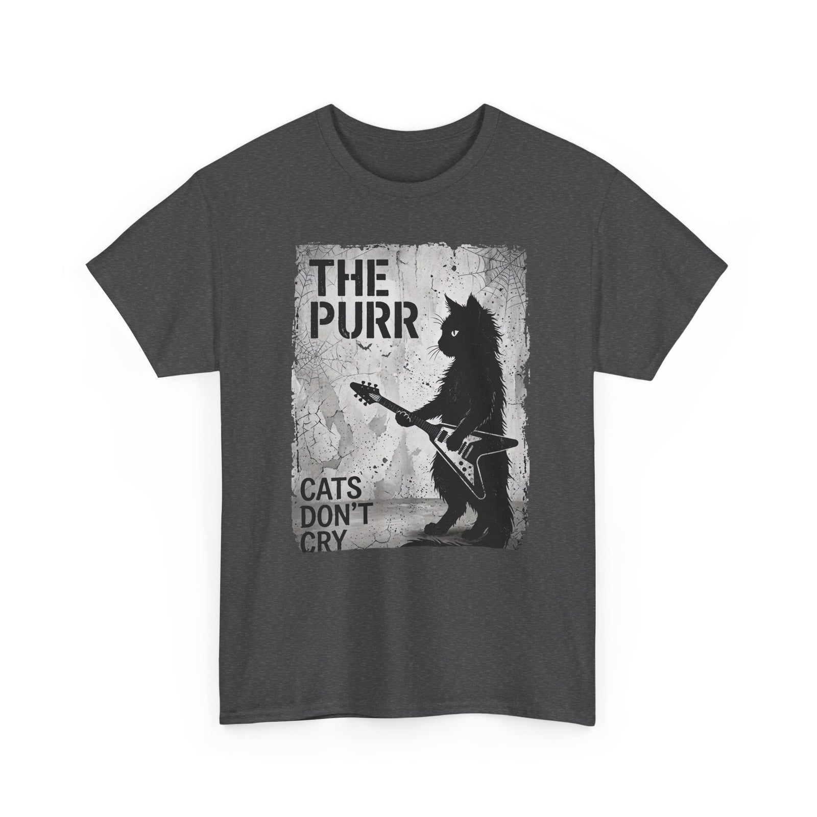 Purr Cats Don't Cry T-Shirt — Cute Cat Graphic Tee