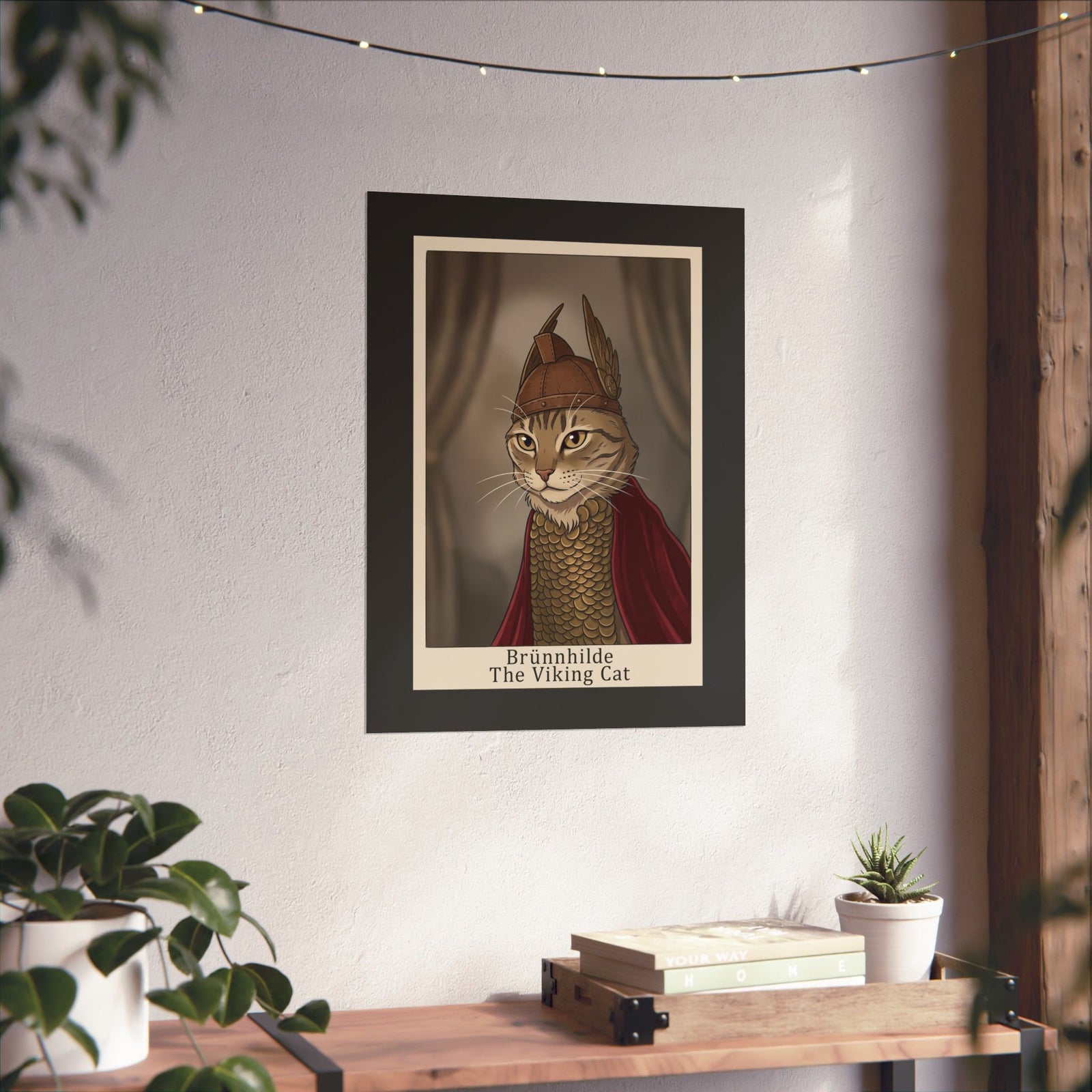 Brünnhilde The Viking Cat Poster