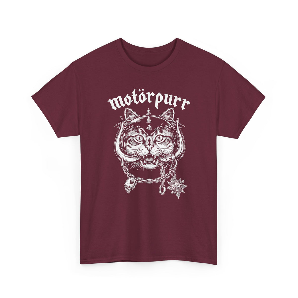 Heavy Metal Cat "Motorpurr" T-Shirt