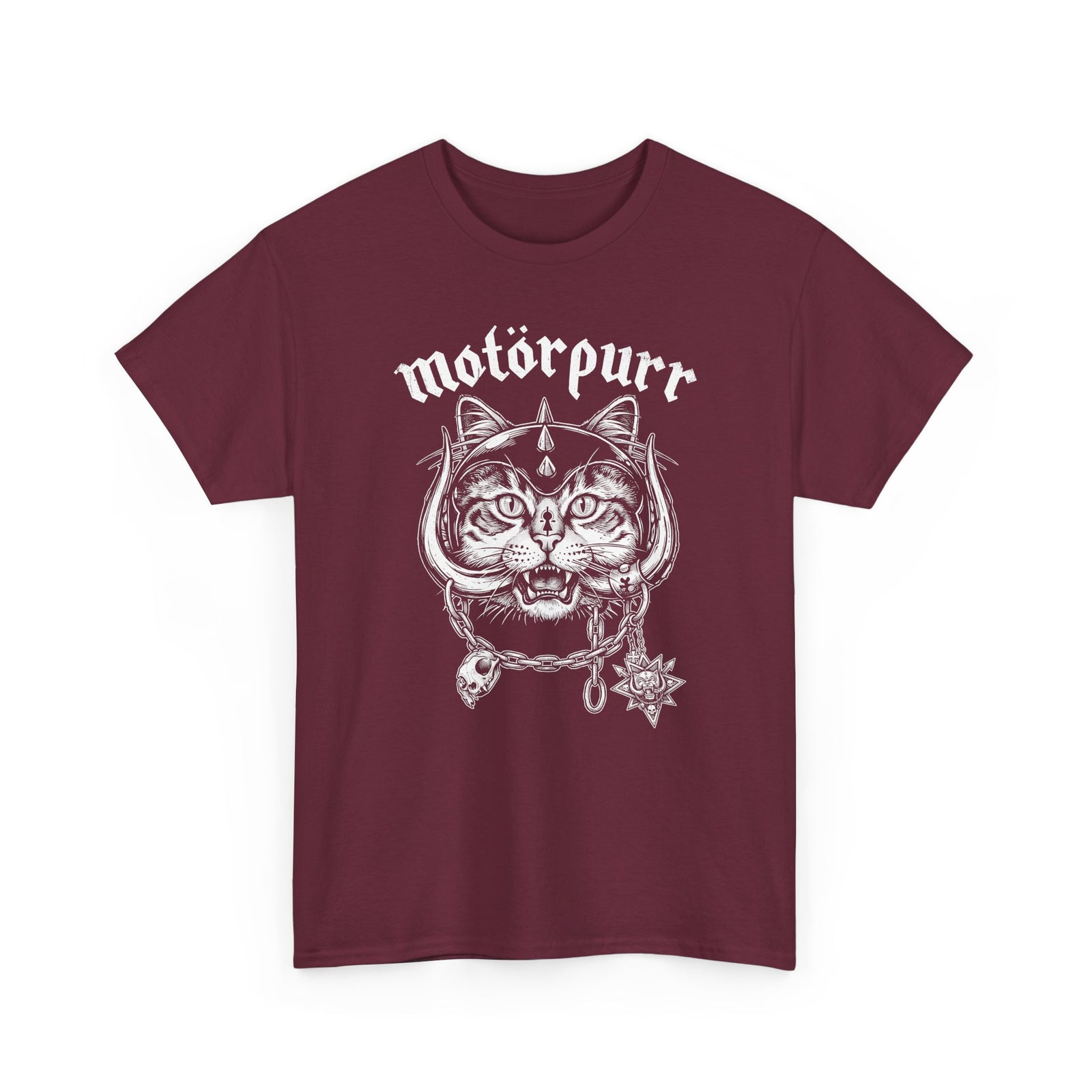 Heavy Metal Cat "Motorpurr" T-Shirt
