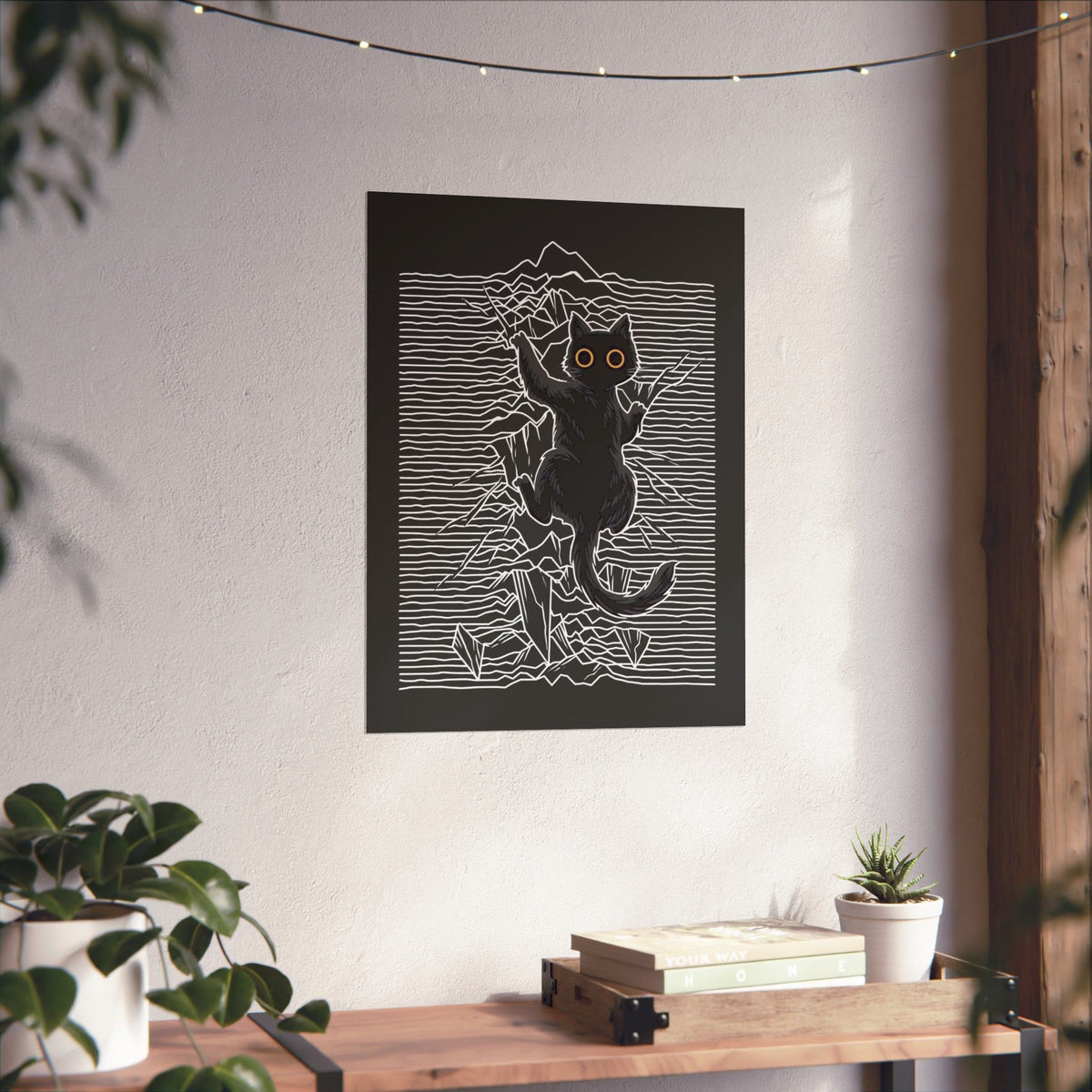 Cat Division Poster — Funny Cat Squad Poster