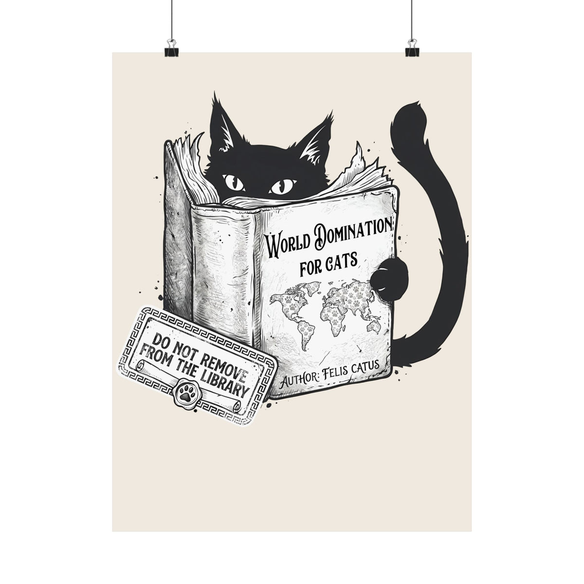 Cats "Dominated" the World Poster