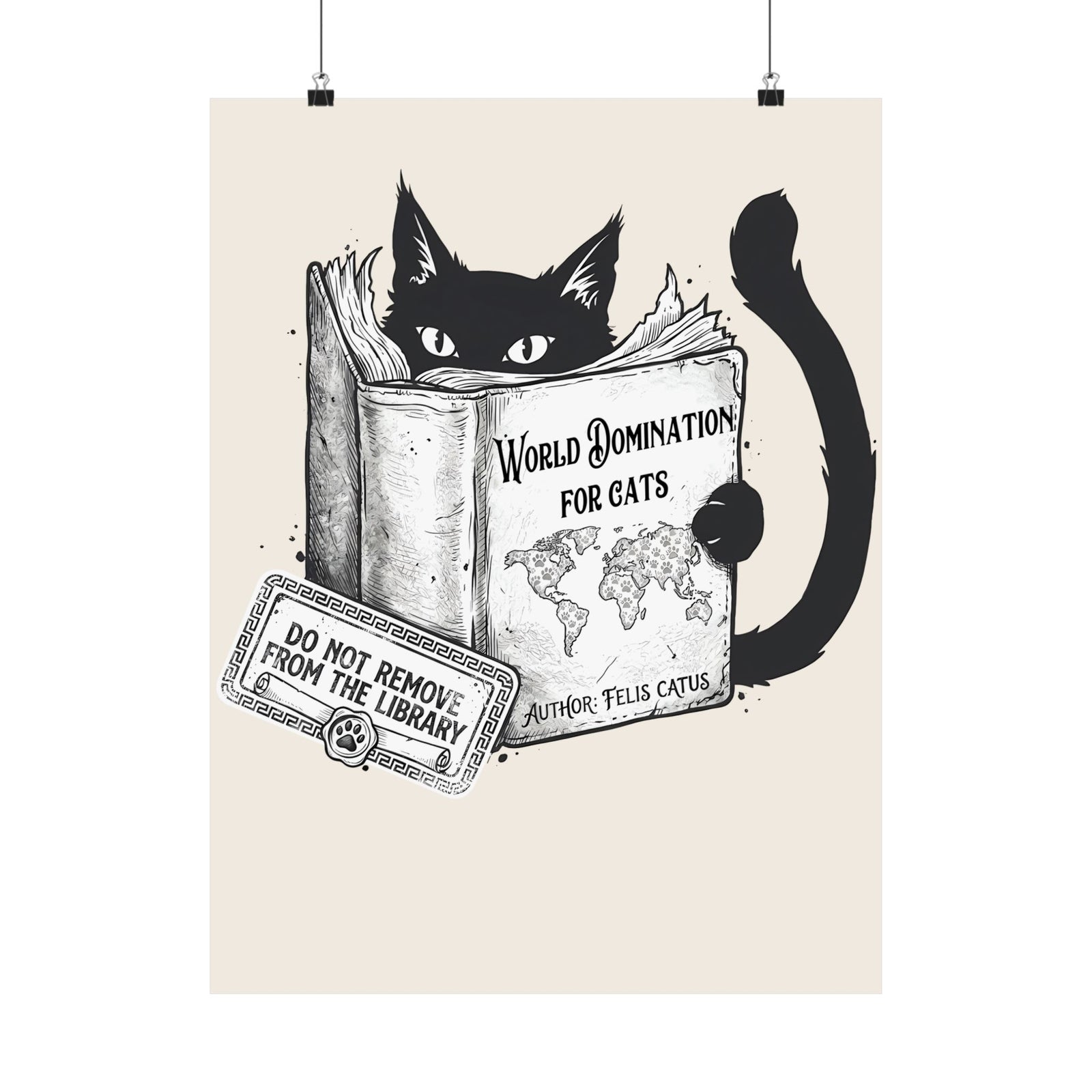 Cats "Dominated" the World Poster