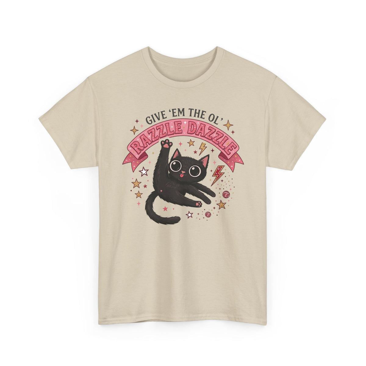 Razzle Dazzle Cat T-Shirt — Give 'em the Ol' Razzle Dazzle