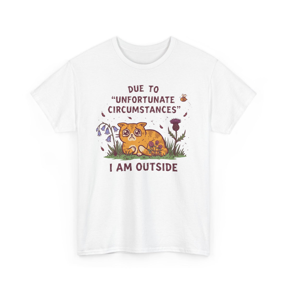 I'm Outside Funny Cat T-Shirt